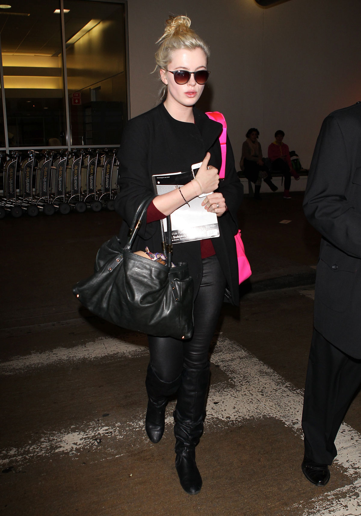 Ireland Baldwin at LAX Airport