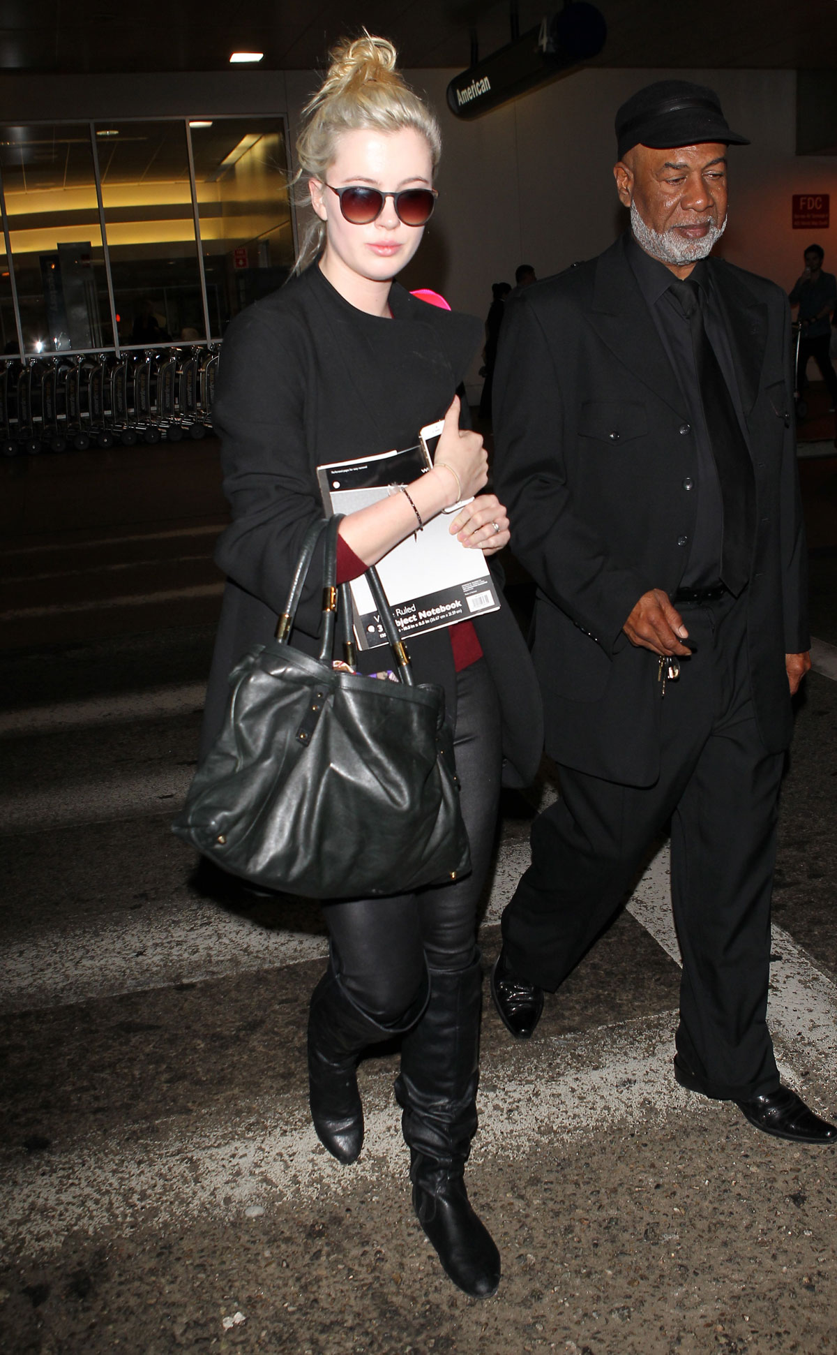 Ireland Baldwin at LAX Airport