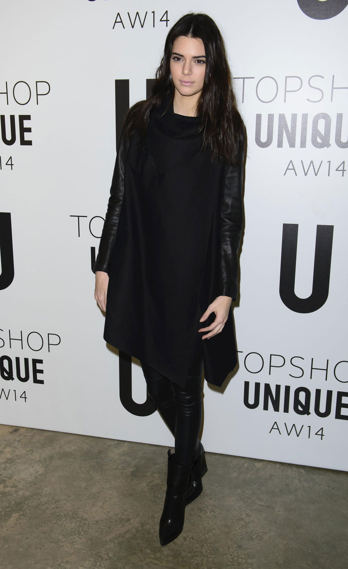 Kendall Jenner attends Topshop Unique show