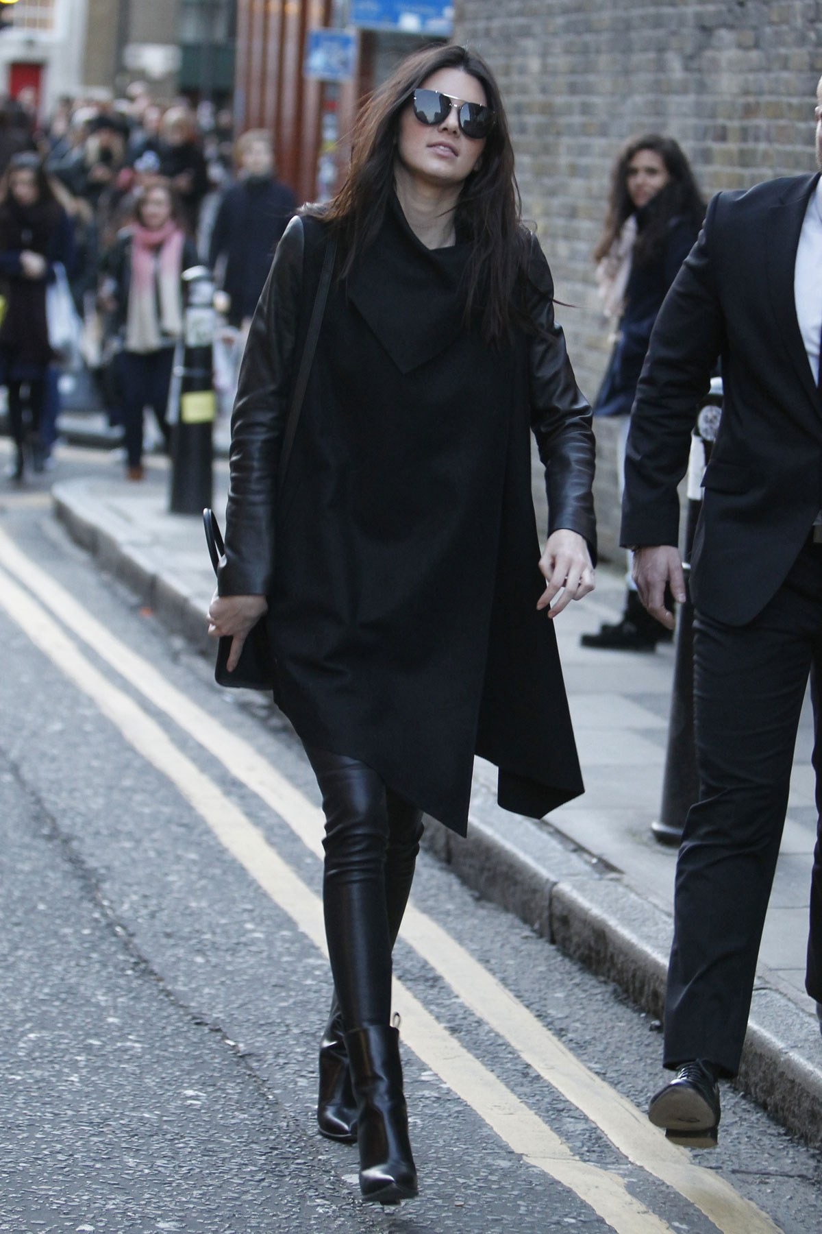 Kendall Jenner out in East London