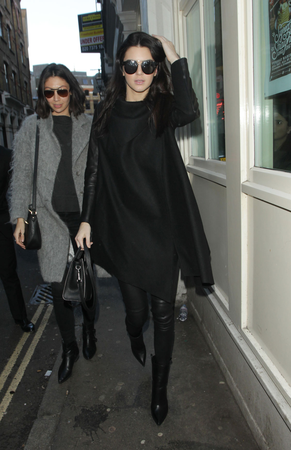 Kendall Jenner out in East London