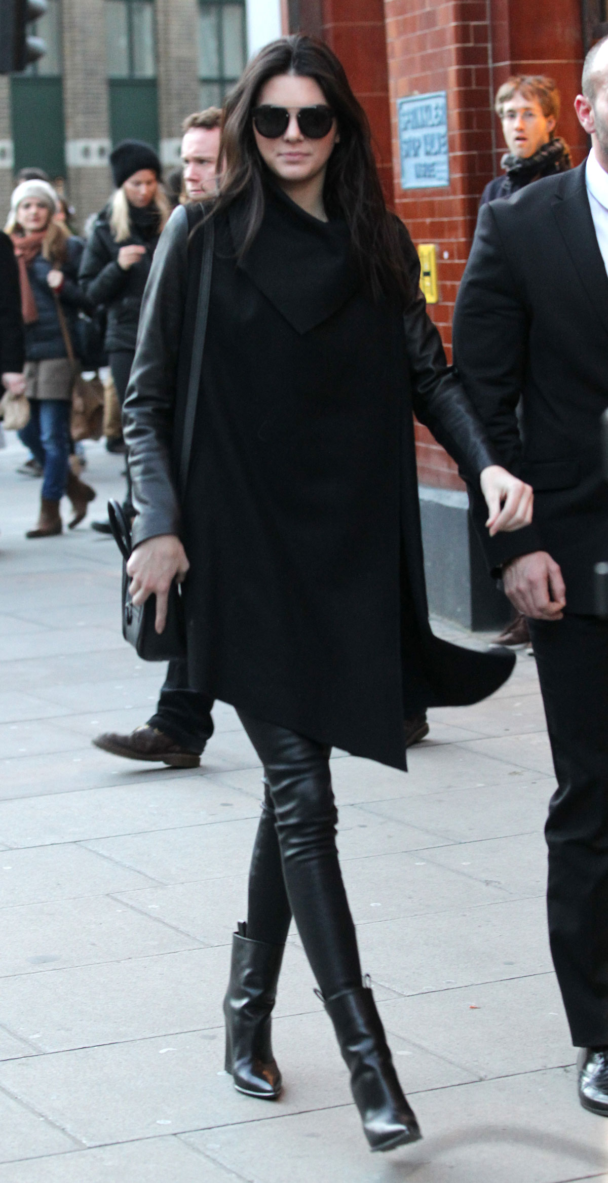 Kendall Jenner out in East London