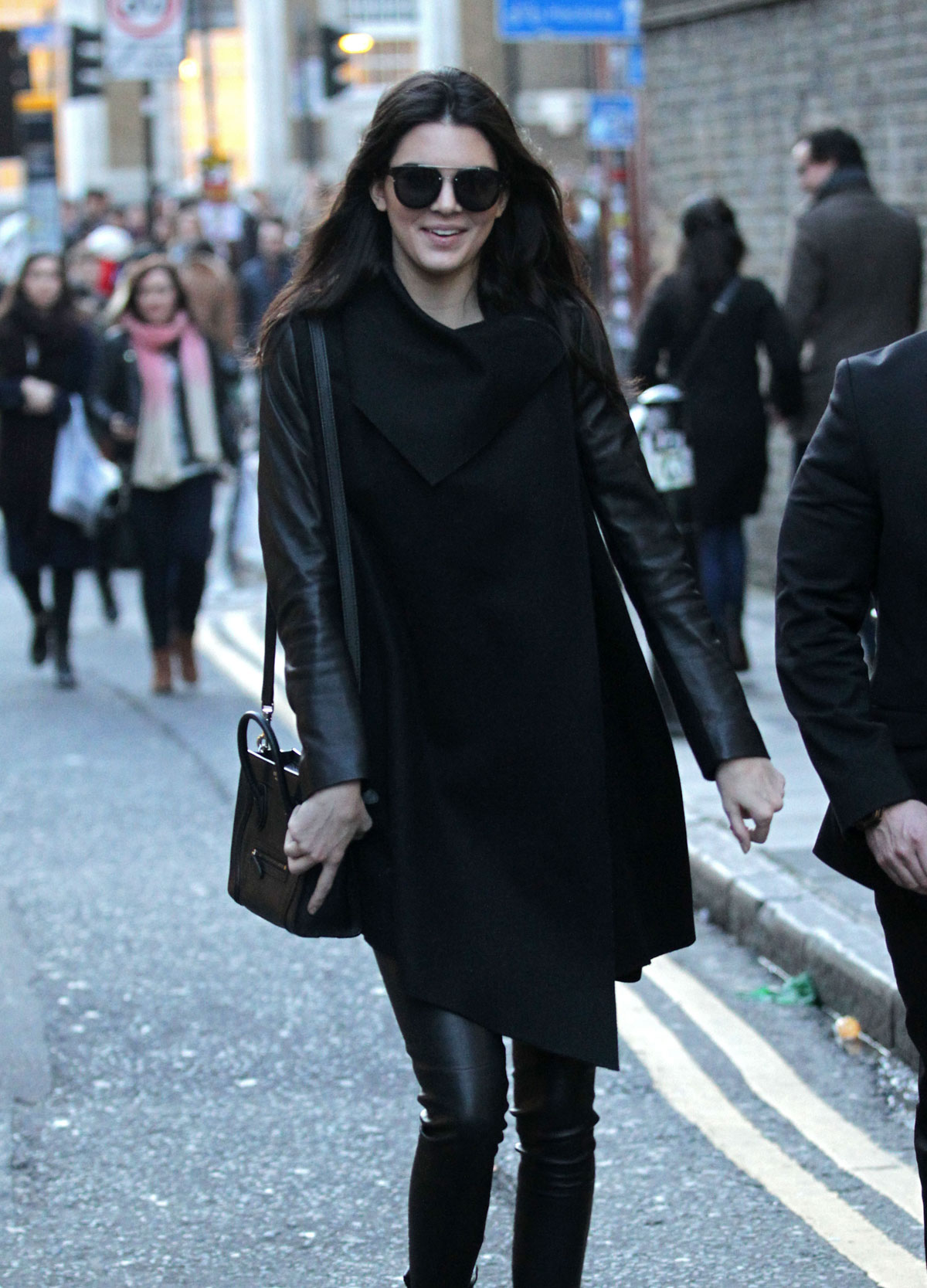 Kendall Jenner out in East London