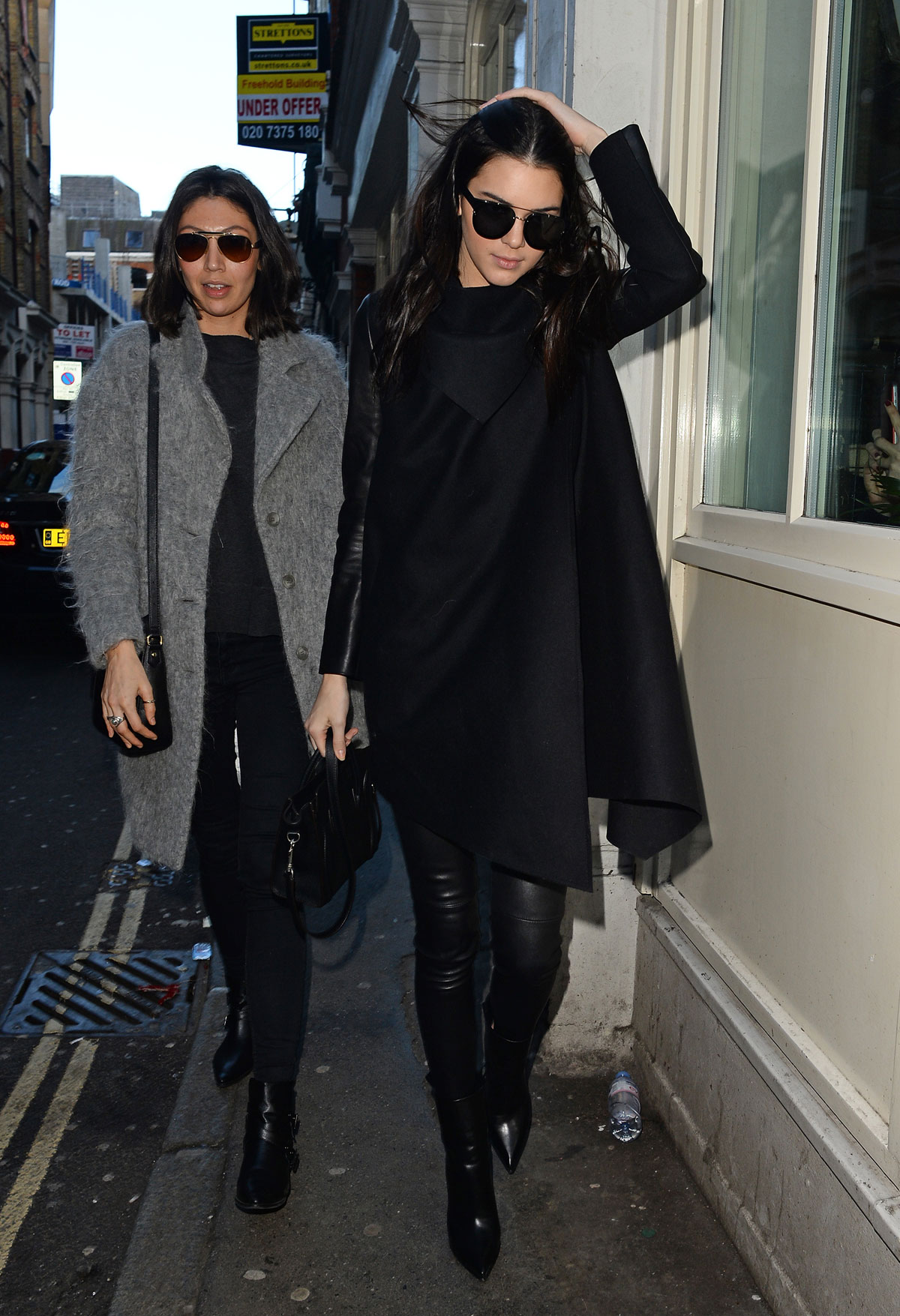 Kendall Jenner out in East London