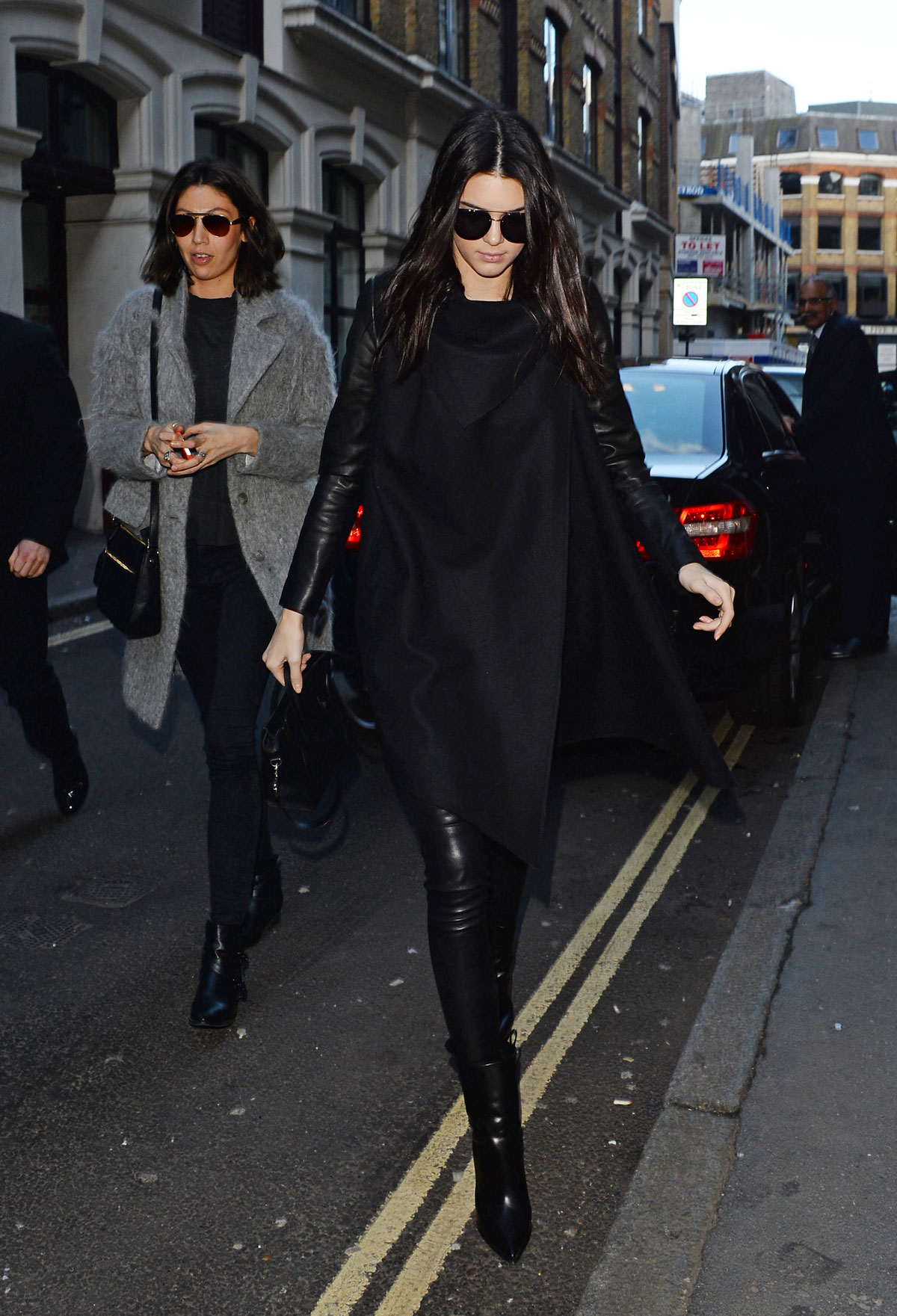 Kendall Jenner out in East London