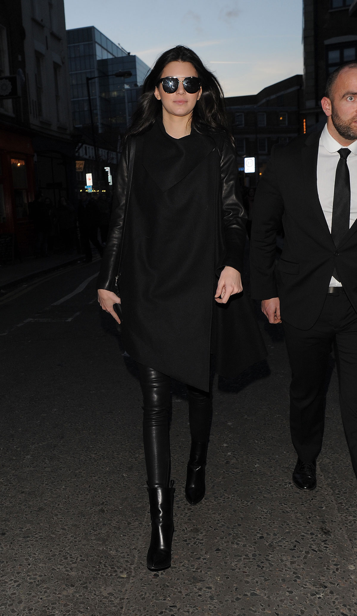 Kendall Jenner out in East London