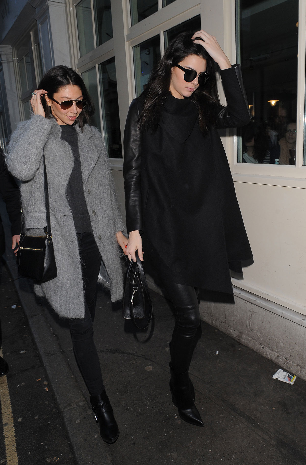 Kendall Jenner out in East London