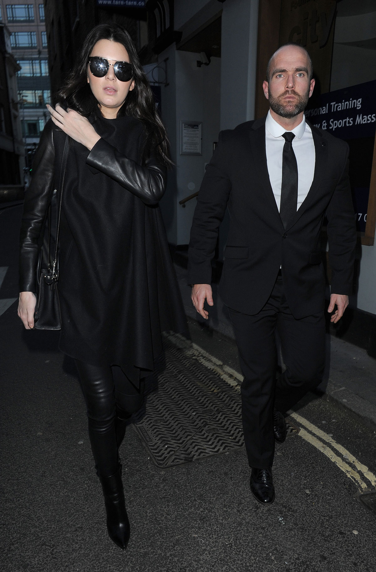 Kendall Jenner out in East London