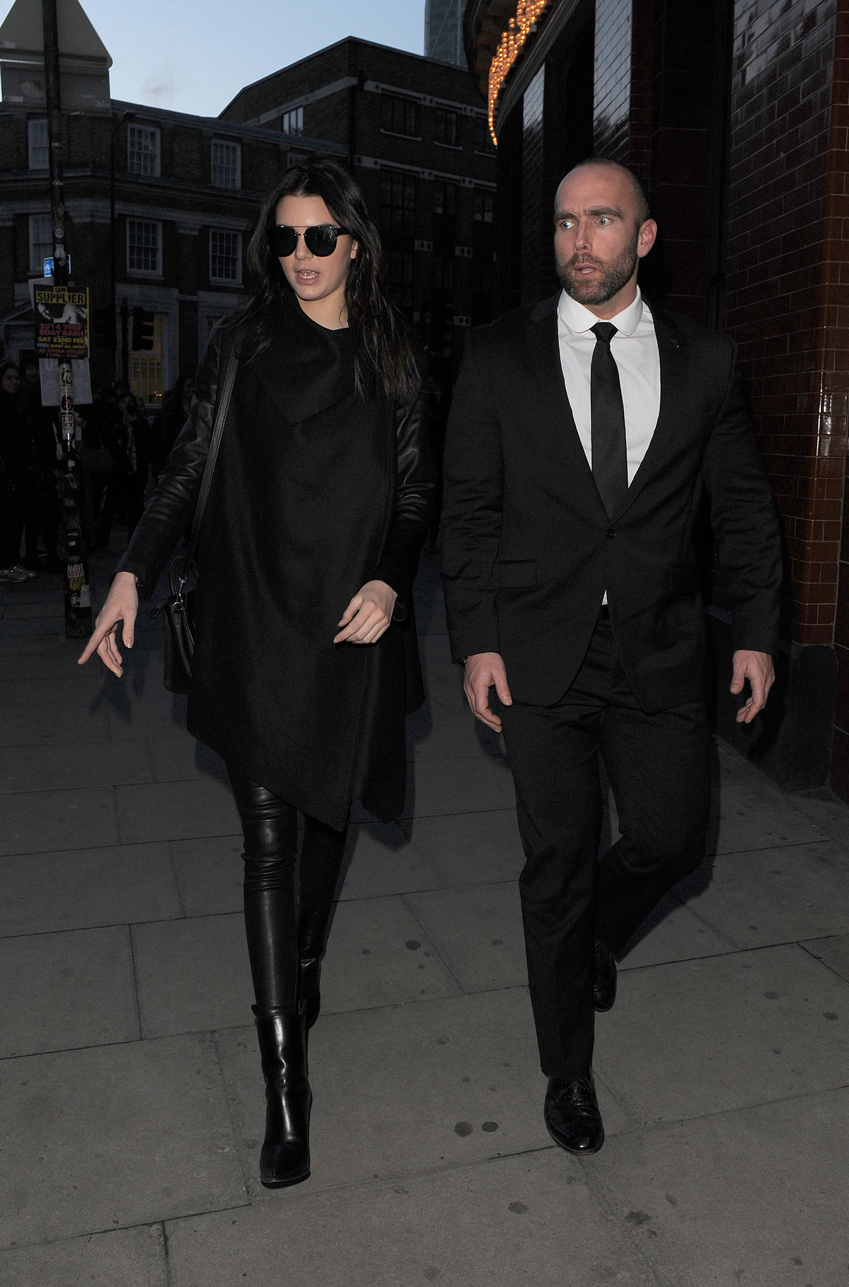 Kendall Jenner out in East London