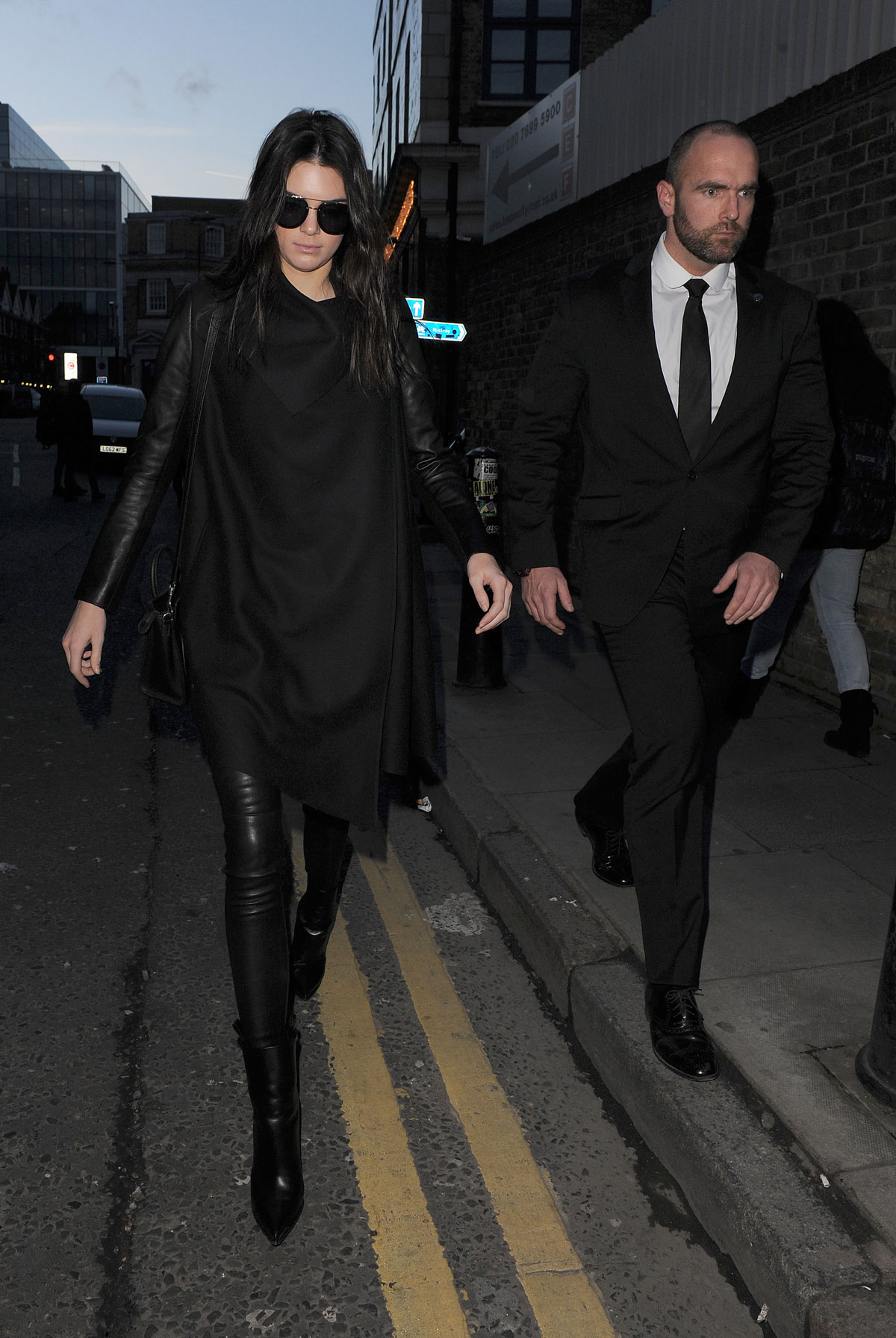 Kendall Jenner out in East London