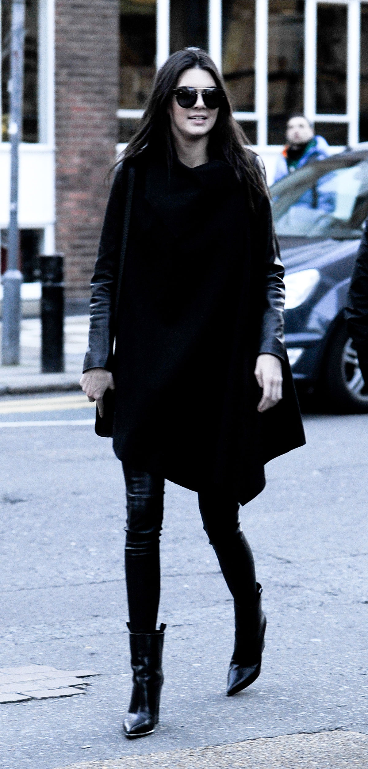 Kendall Jenner out in East London