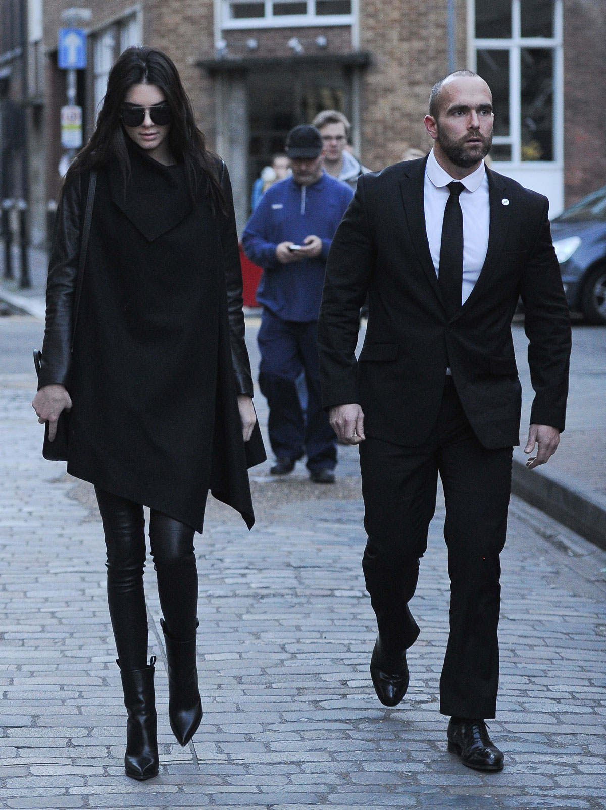 Kendall Jenner out in East London