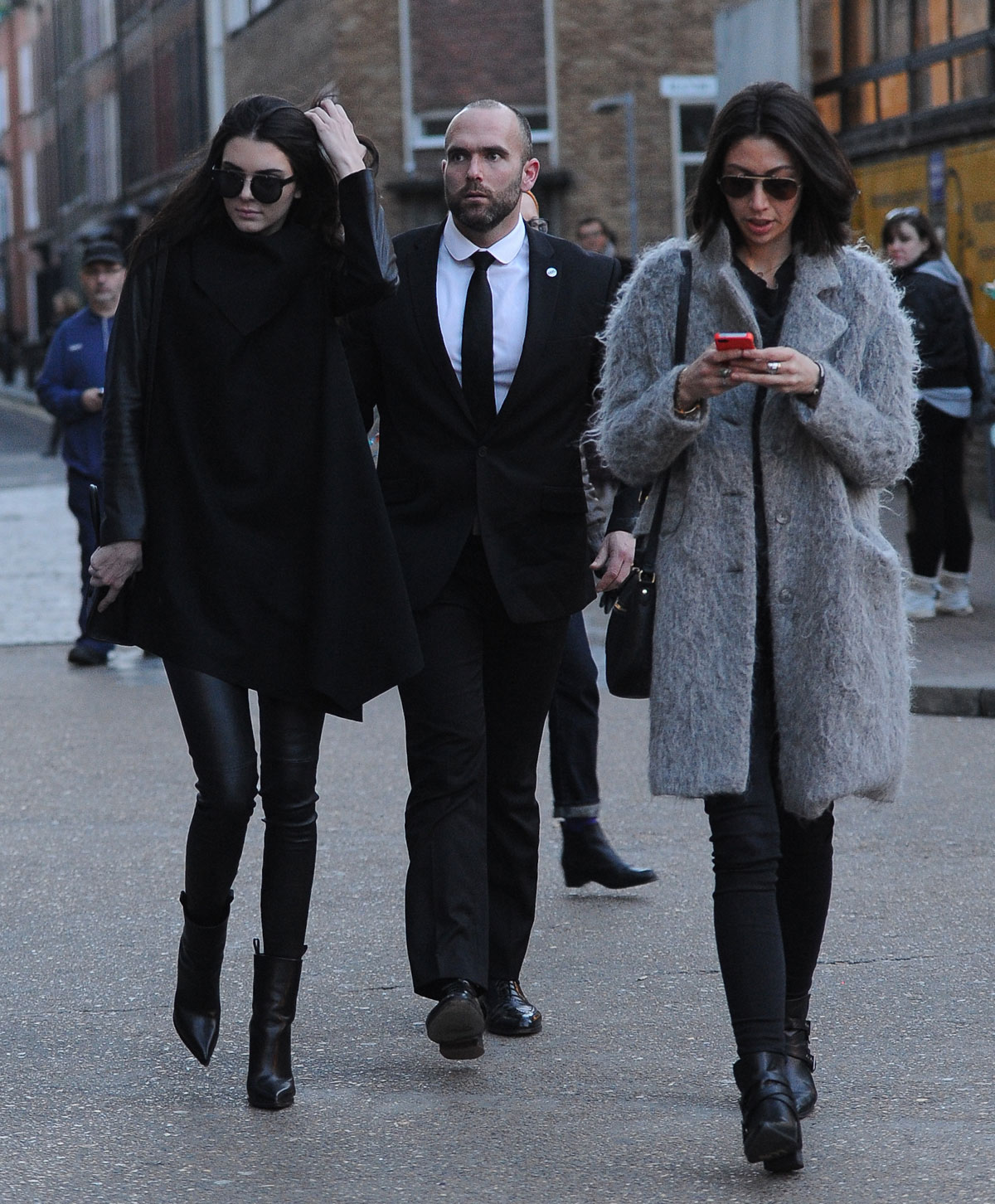 Kendall Jenner out in East London