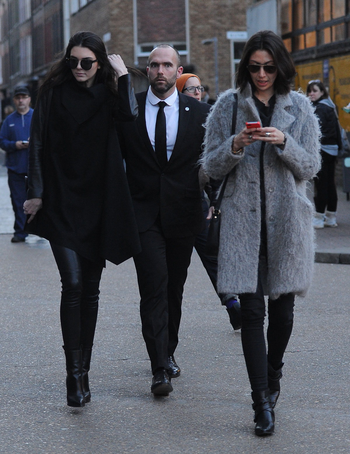 Kendall Jenner out in East London