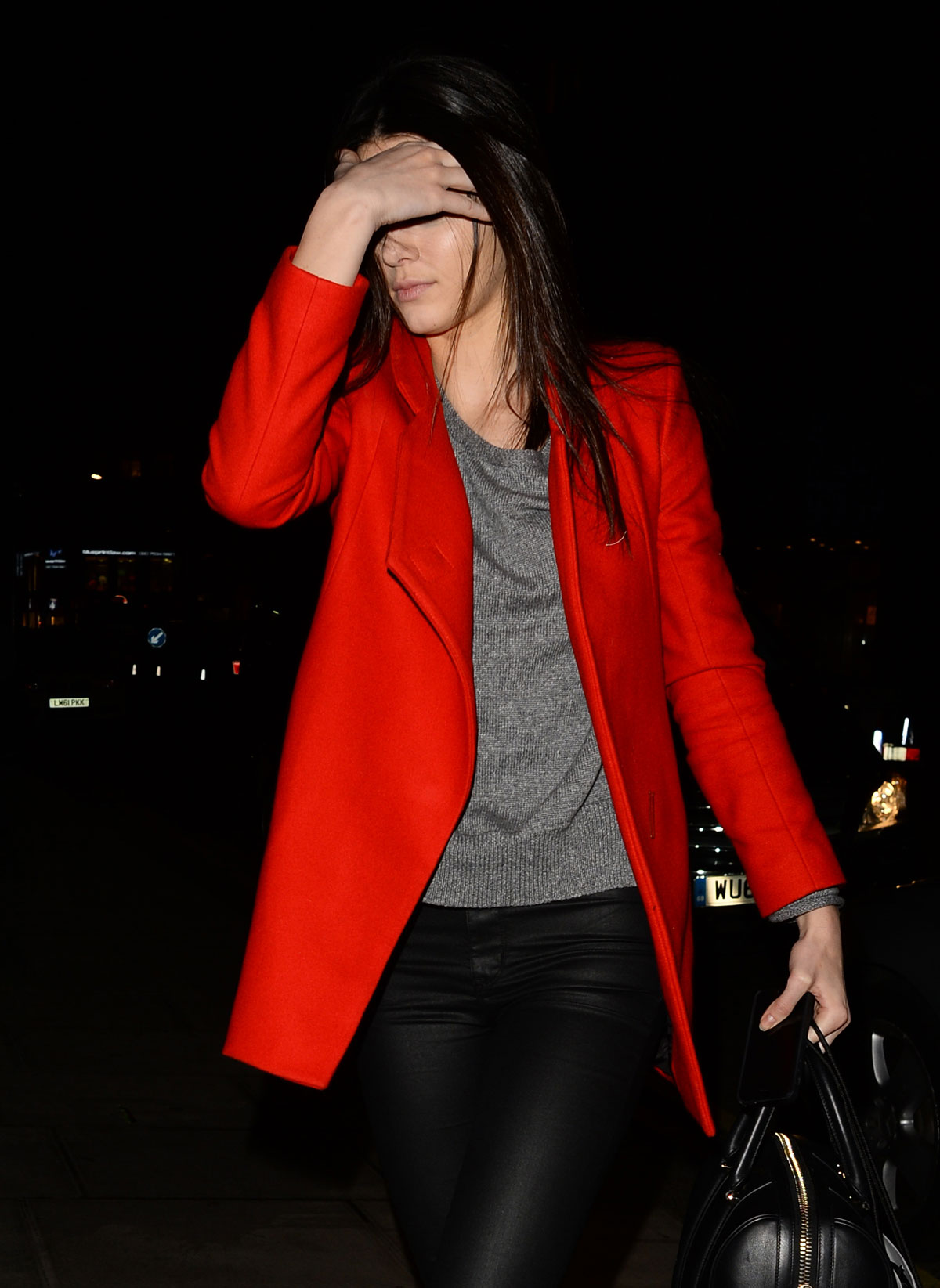 Kendall Jenner at her London hotel