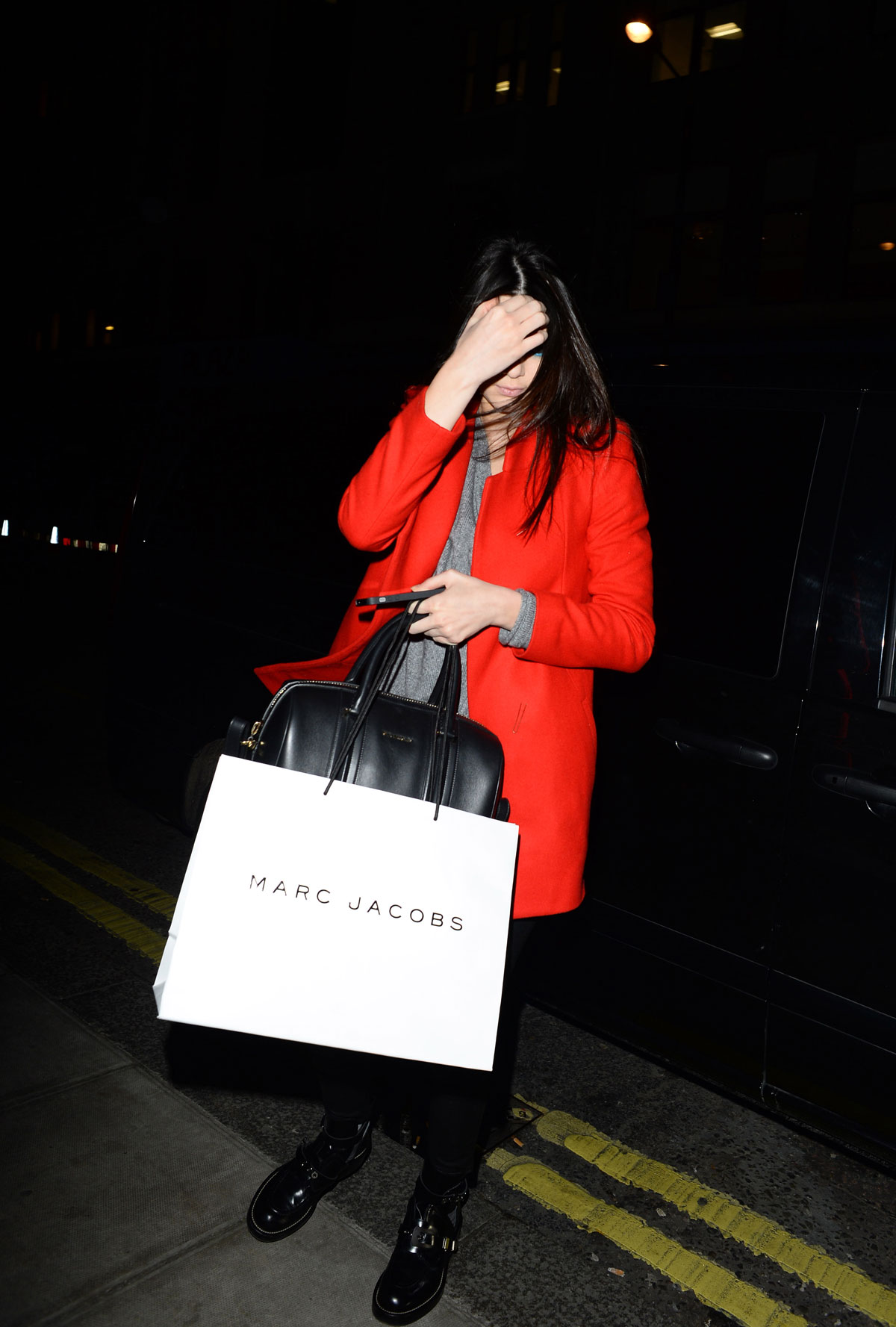 Kendall Jenner at her London hotel