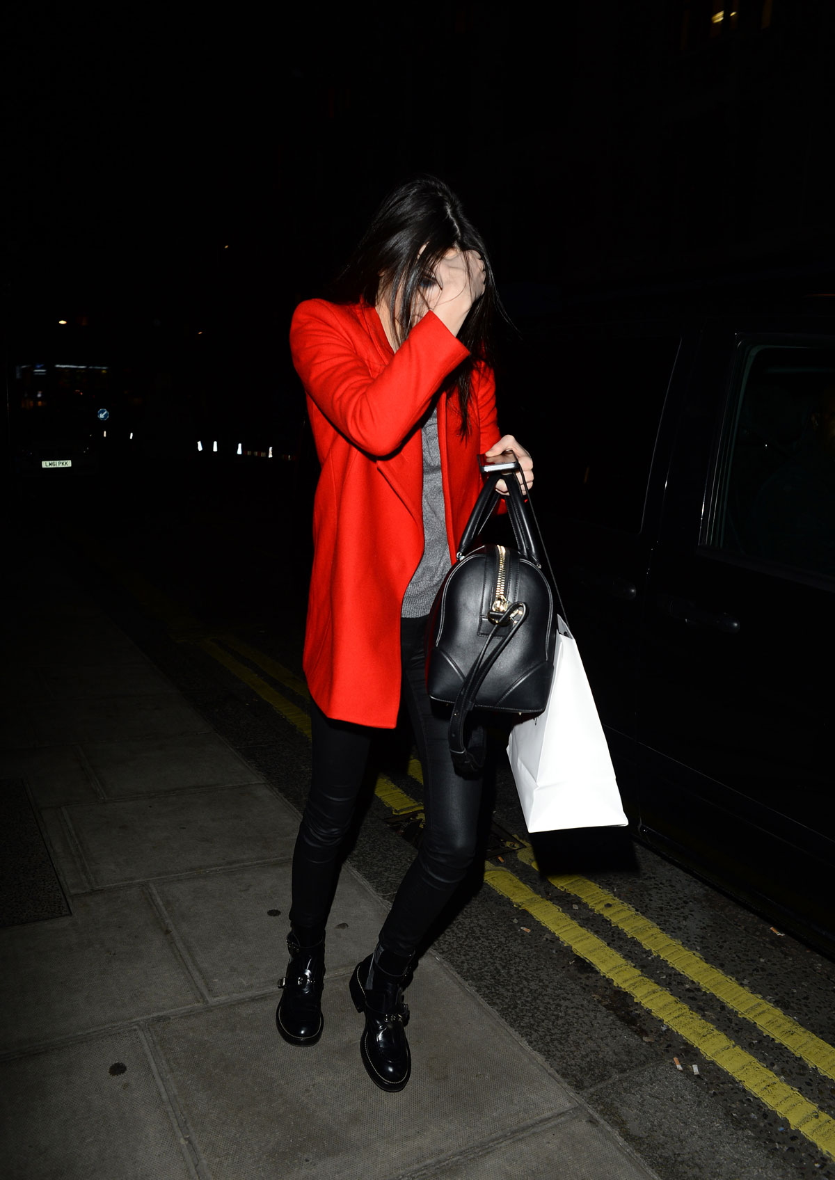 Kendall Jenner at her London hotel