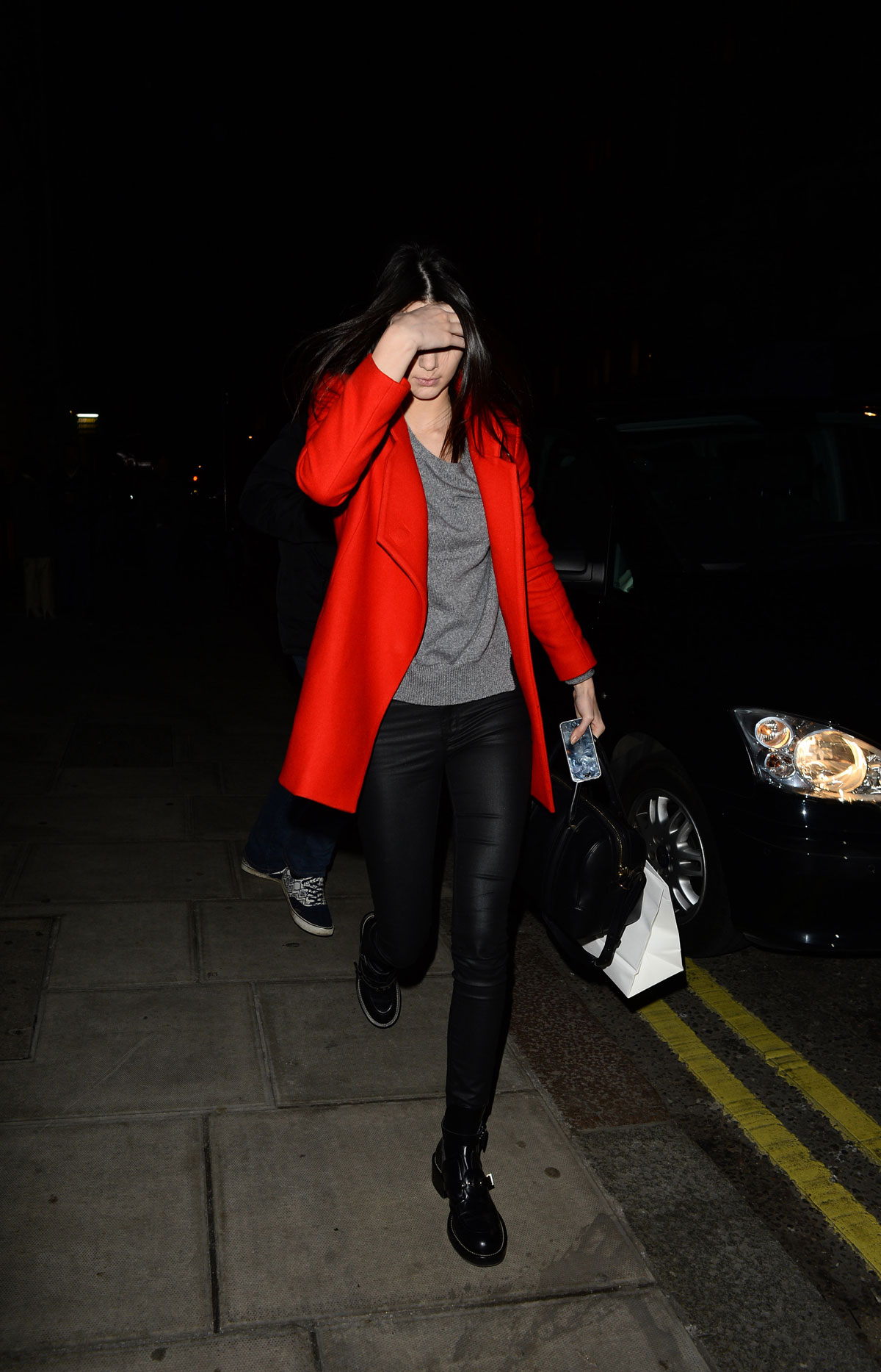 Kendall Jenner at her London hotel