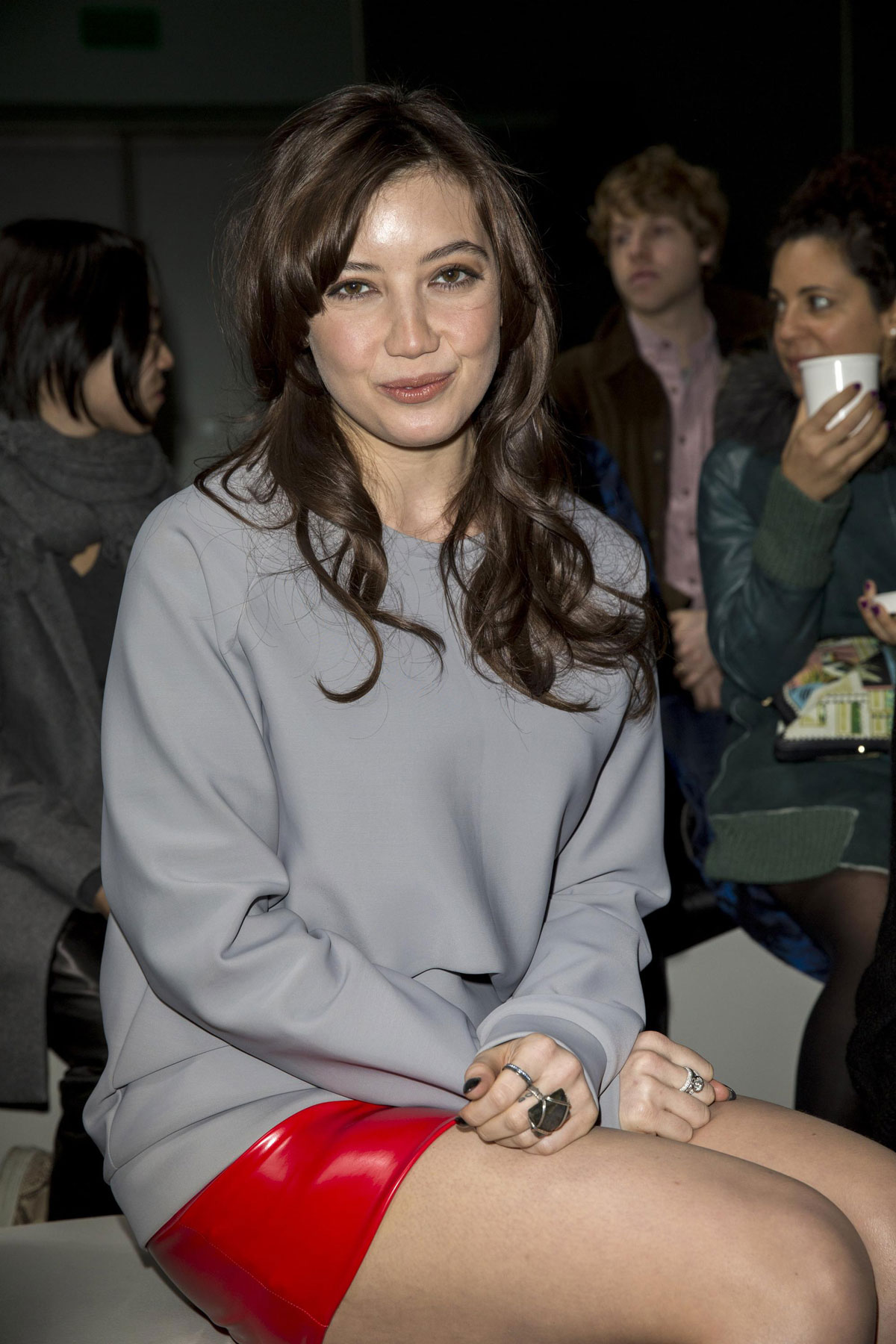 Daisy Lowe attends Fashion East show
