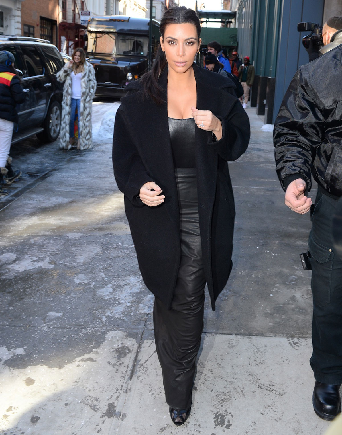 Kim Kardashian shopping in Soho NYC