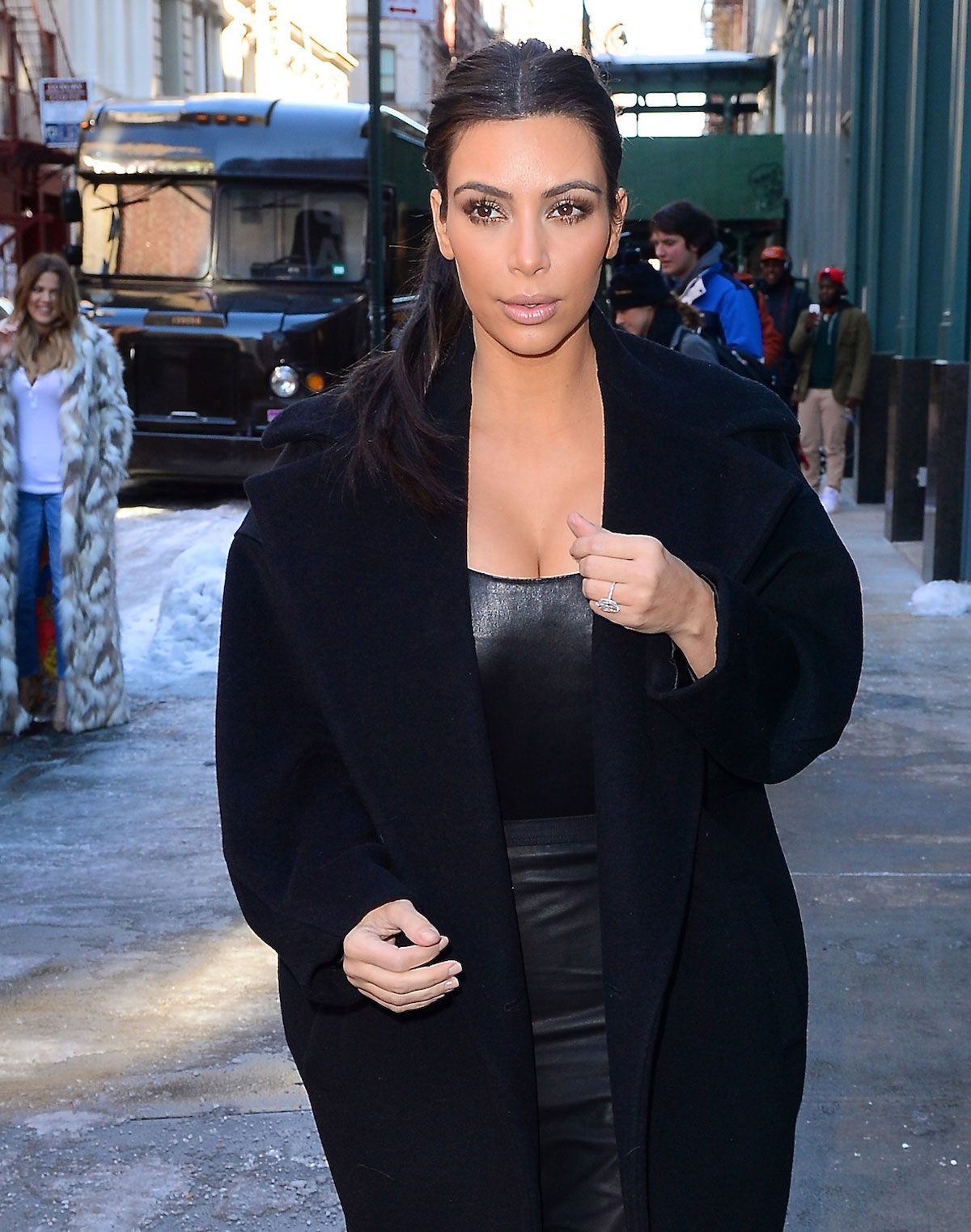 Kim Kardashian shopping in Soho NYC