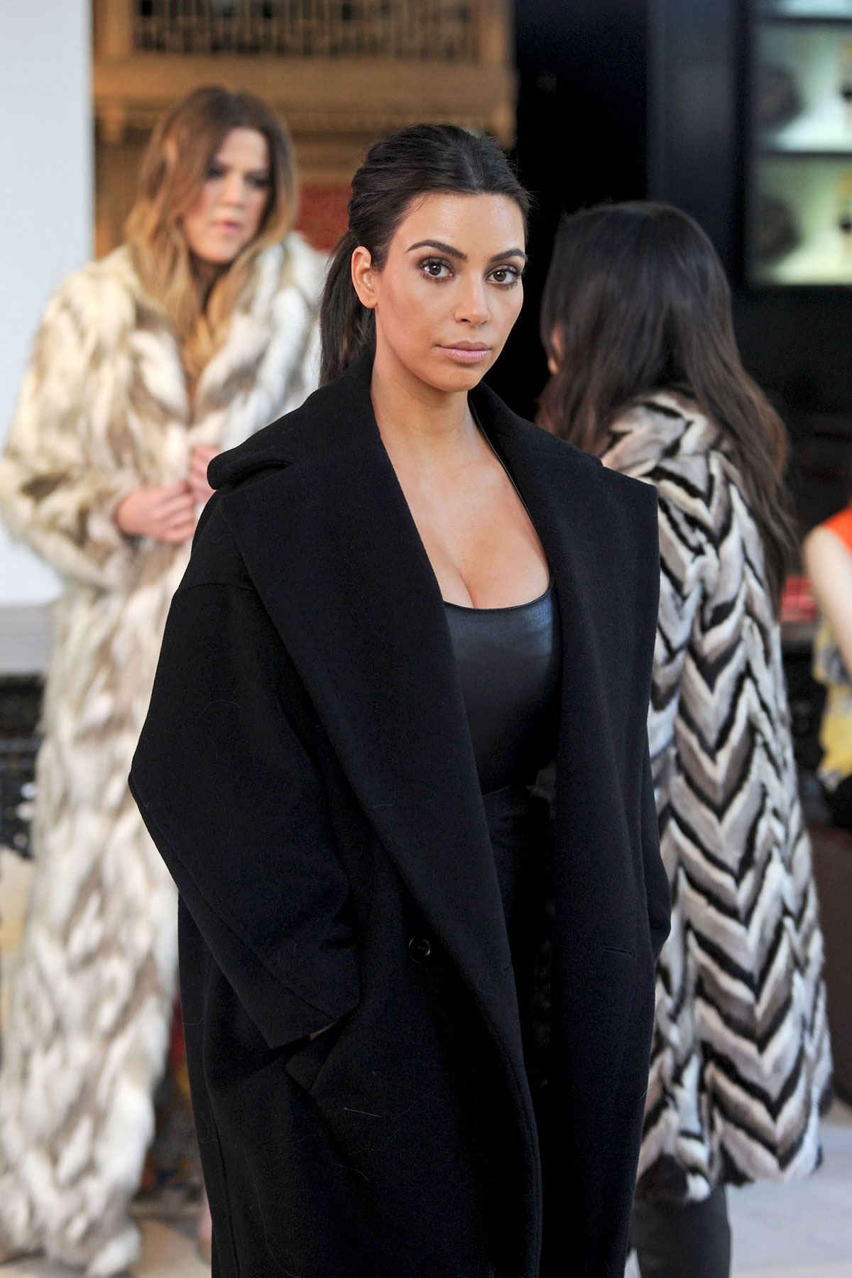 Kim Kardashian shopping in Soho NYC