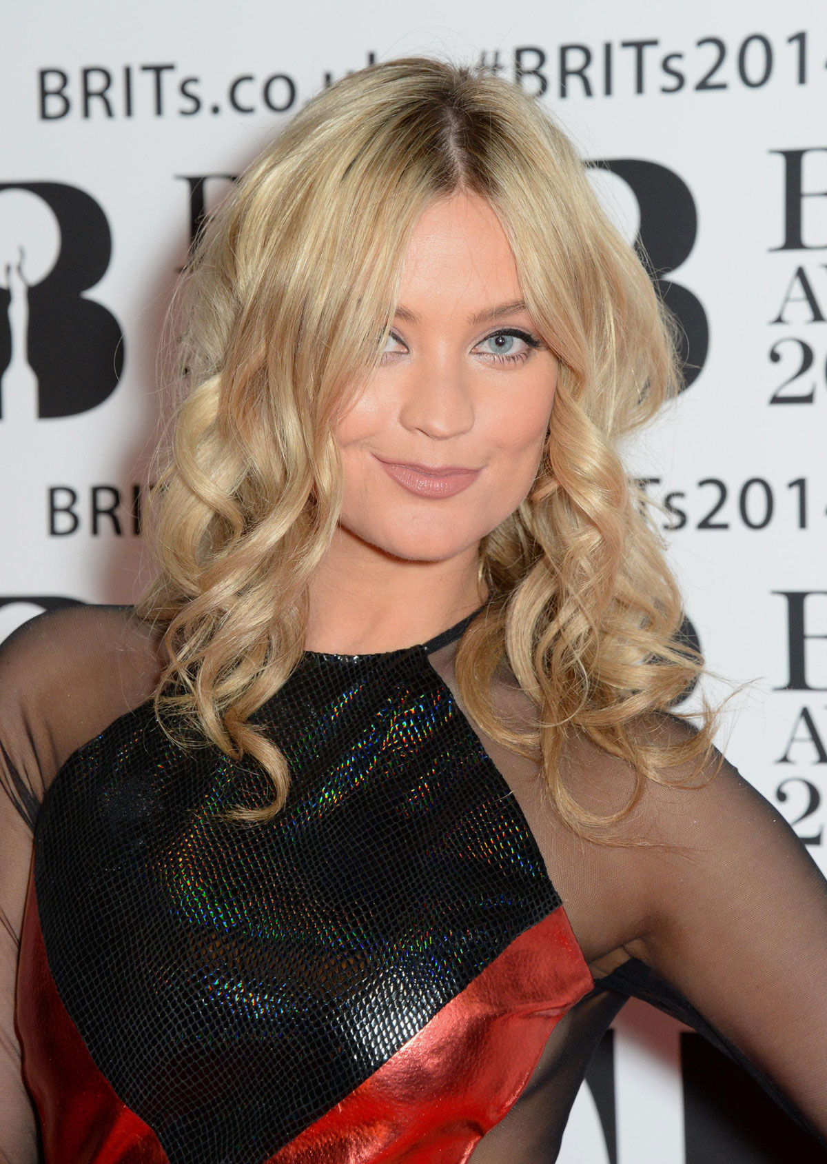 Laura Whitmore attends The BRIT Awards 2014