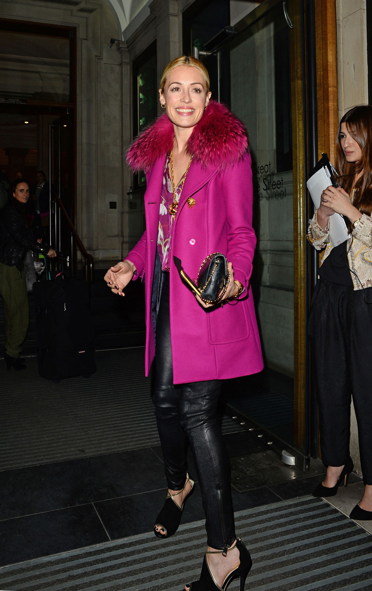 Cat Deeley attends Matthew Williamson Show