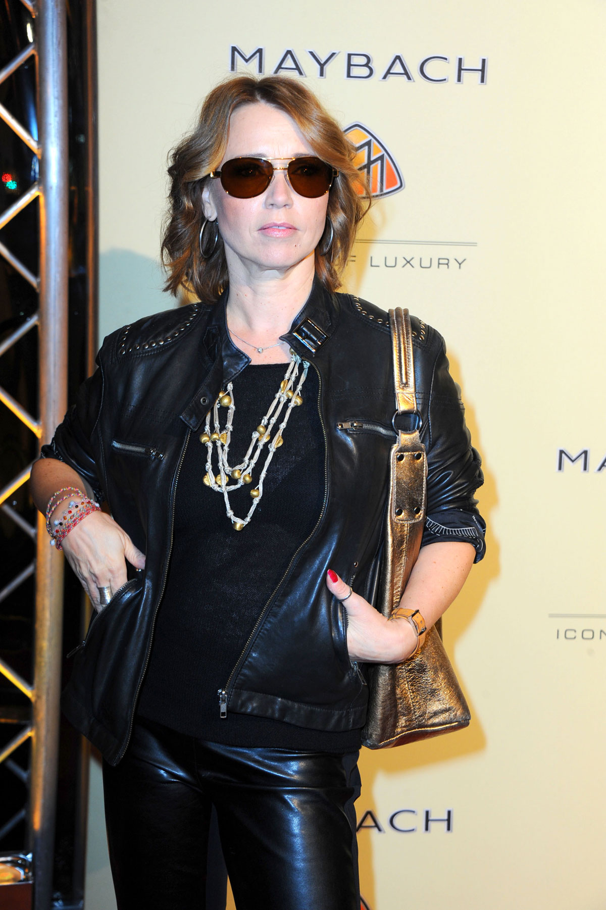 Tina Ruland attends Grand Opening Flagship Store Maybach Icons