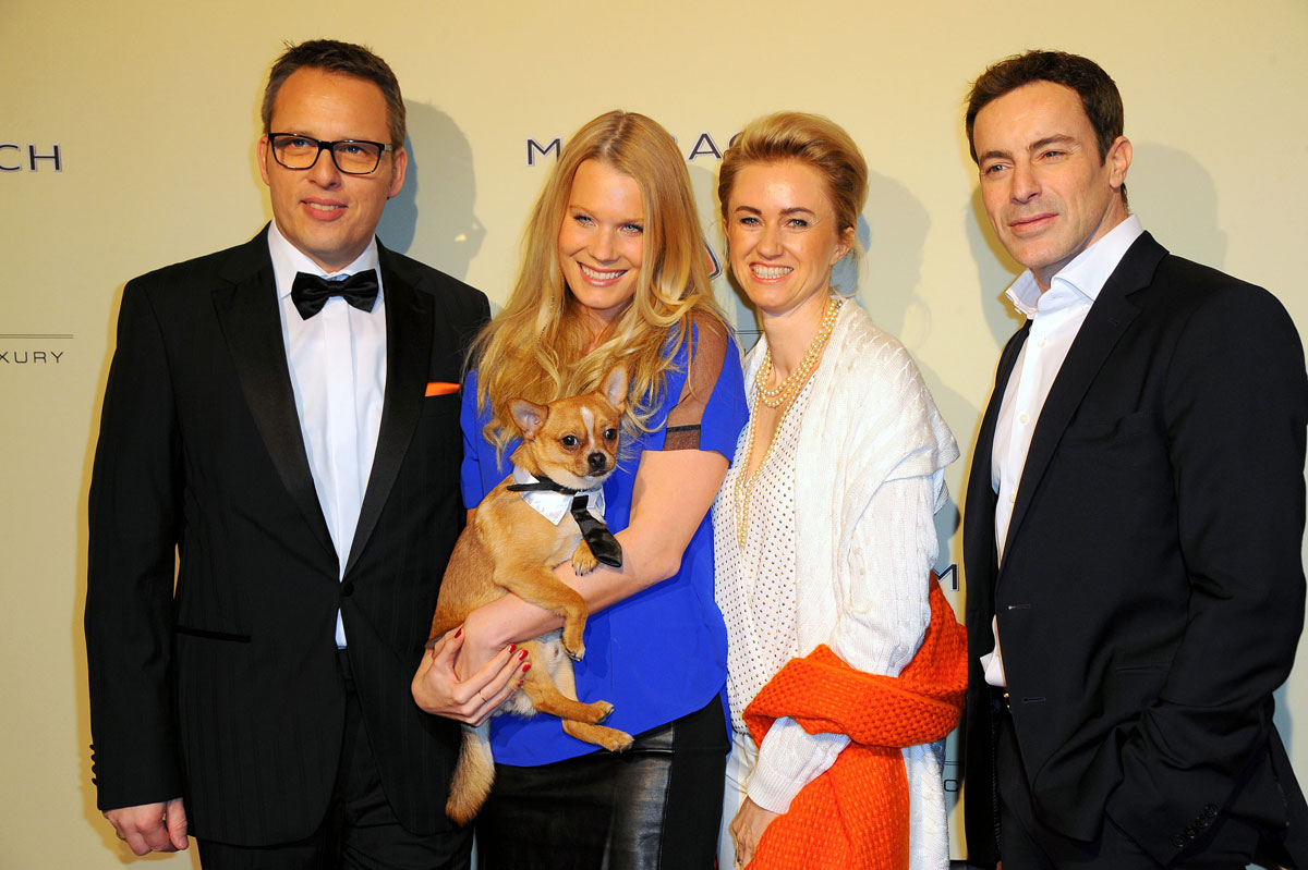 Anika Bormann attends Grand Opening Flagship Store Maybach Icons
