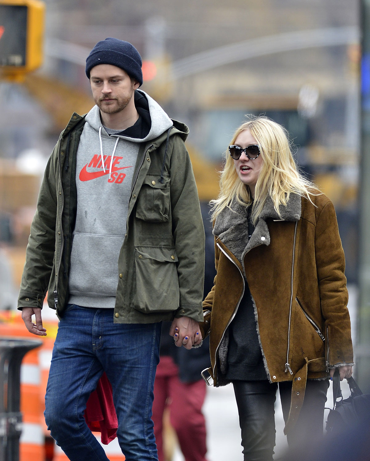 Dakota Fanning out in NYC