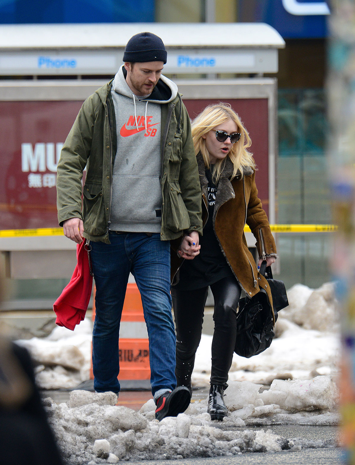 Dakota Fanning out in NYC