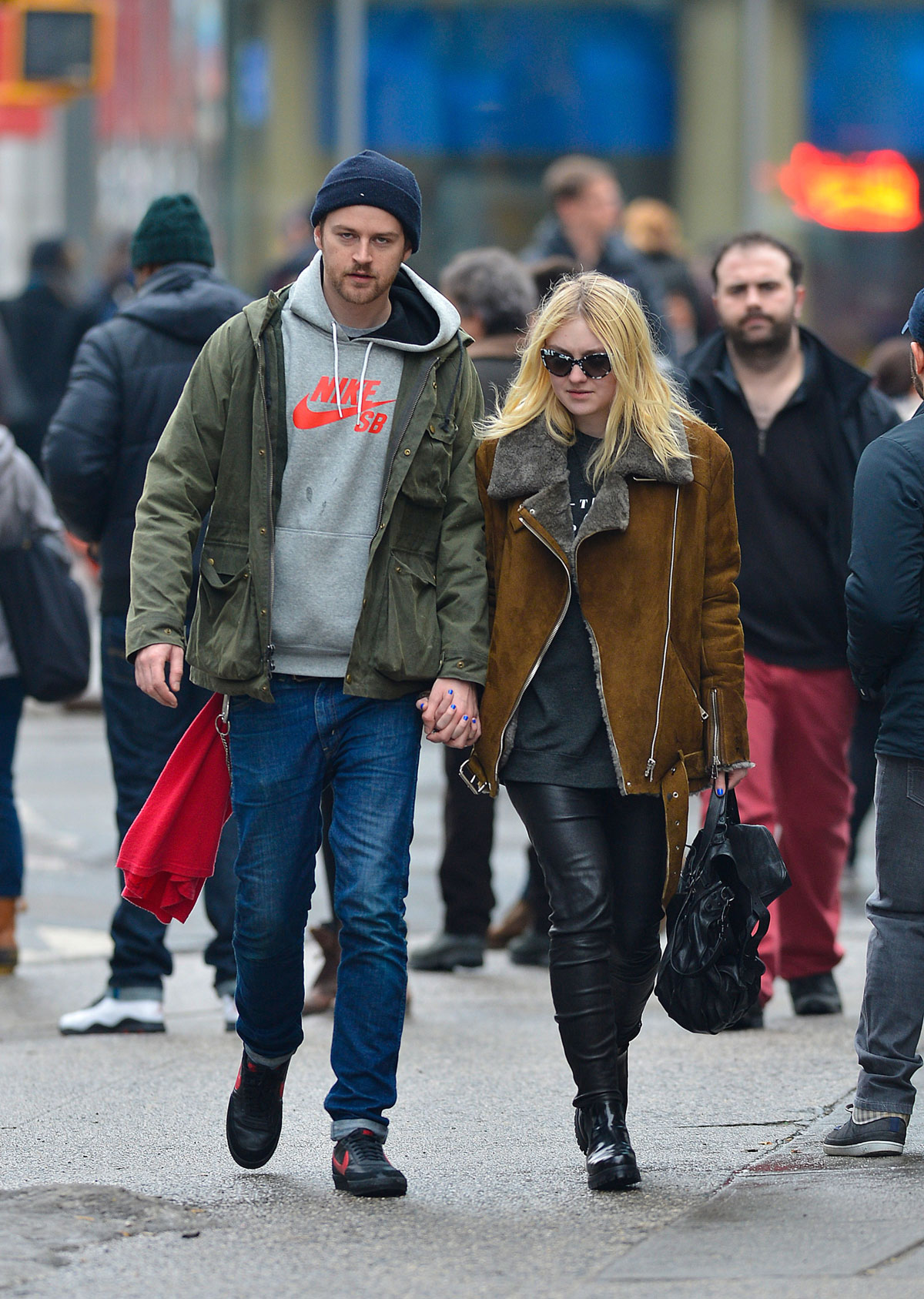 Dakota Fanning out in NYC