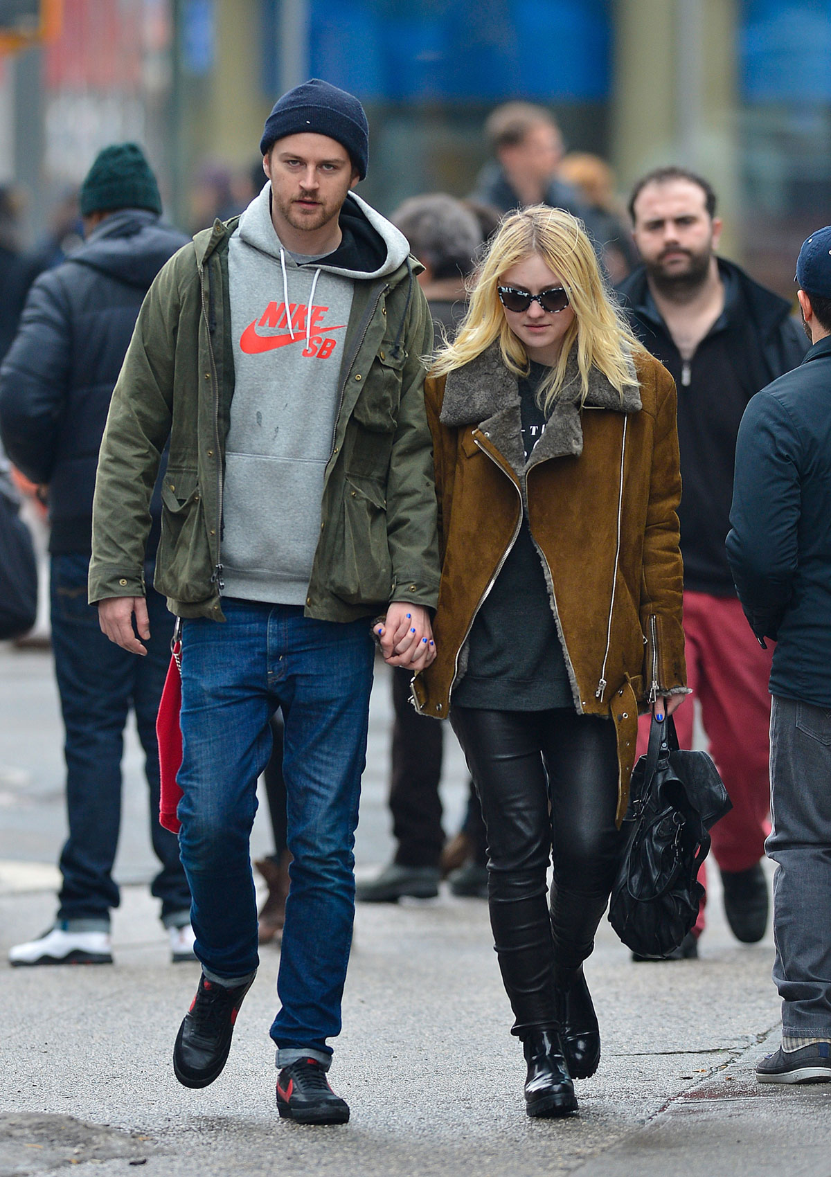 Dakota Fanning out in NYC