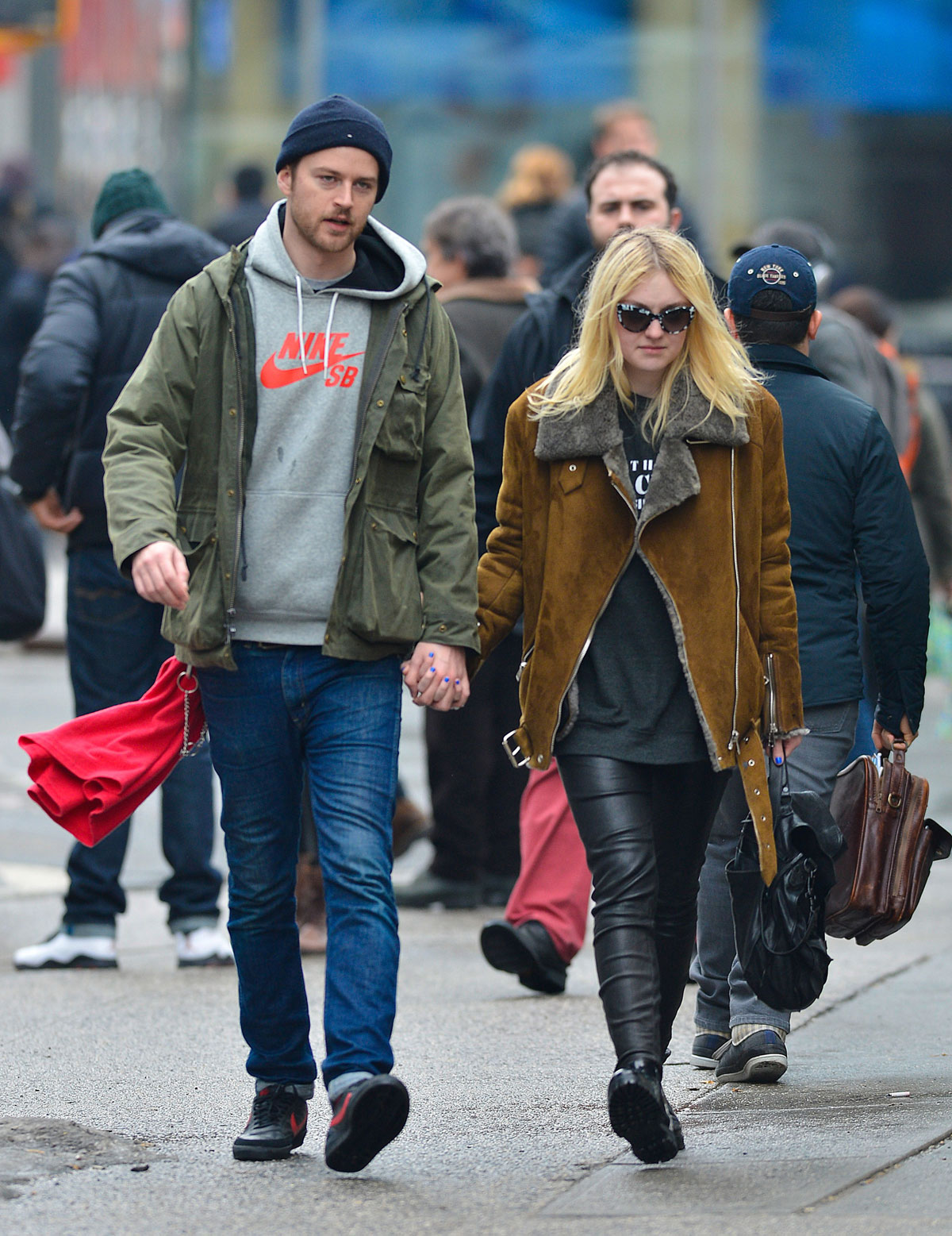 Dakota Fanning out in NYC