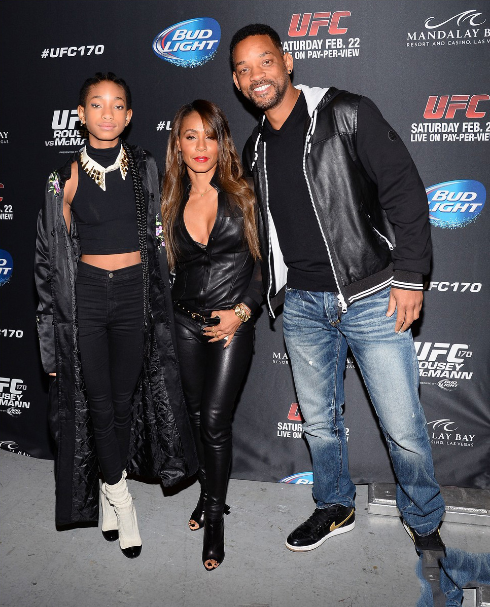 Jada Pinkett Smith attends UFC 170 Event