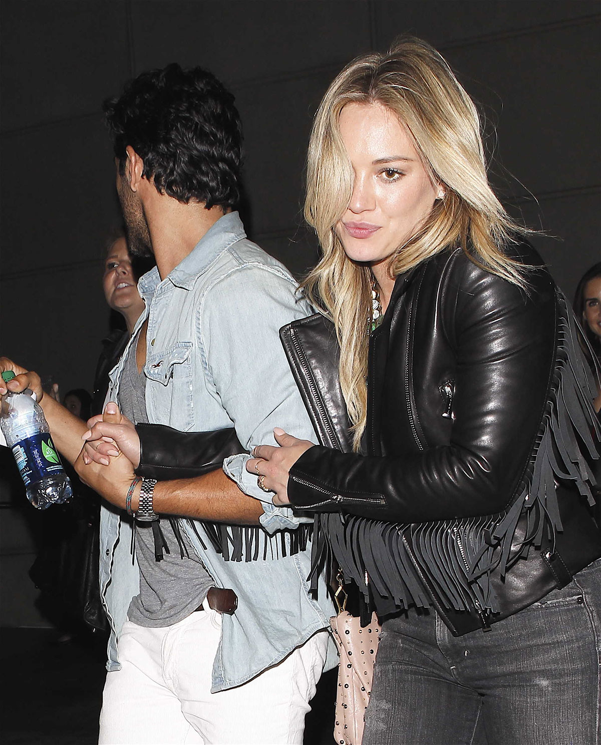 Hilary Duff at Staples Centre for a Miley Cyrus Concert