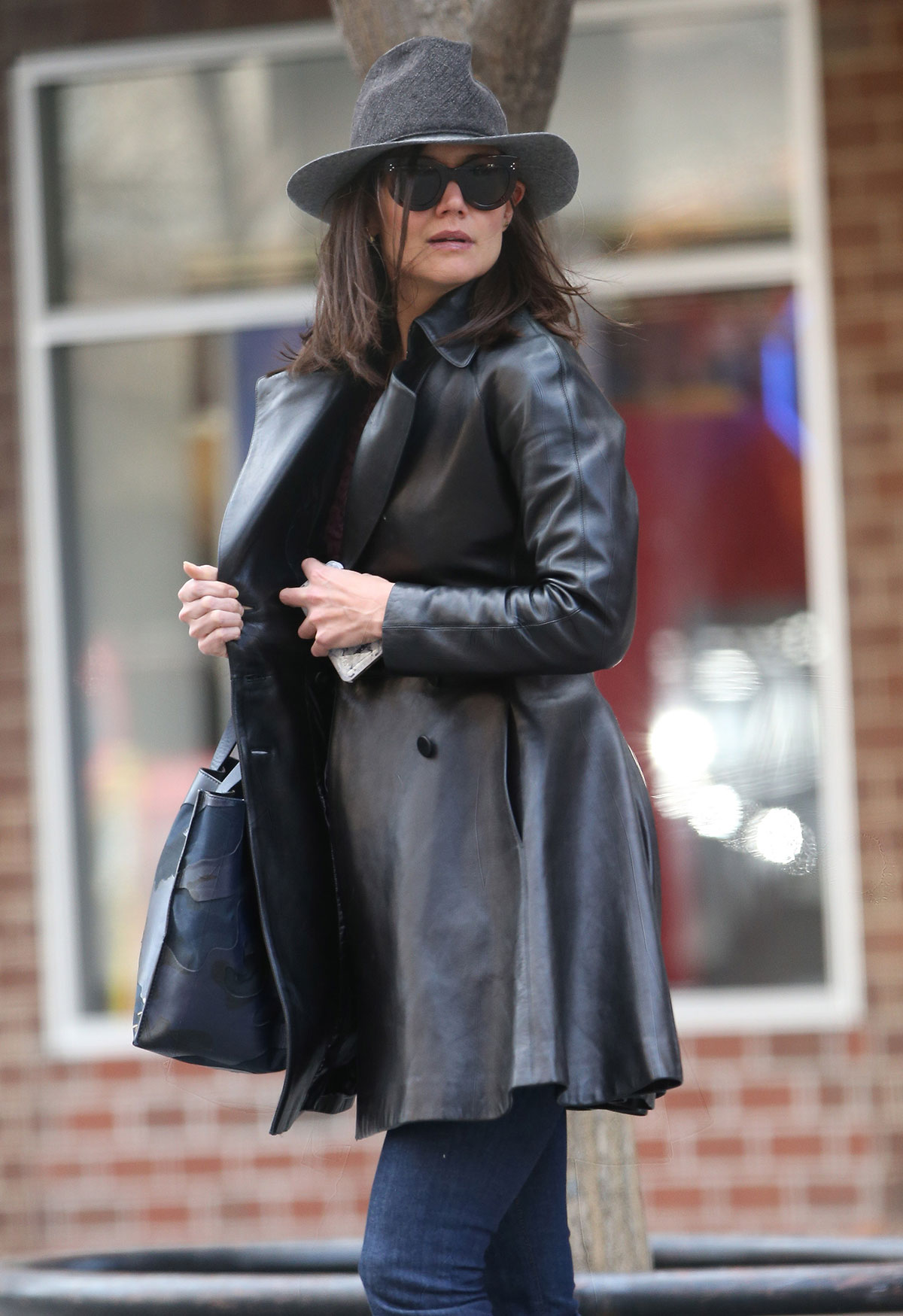 Katie Holmes out for lunch in New York