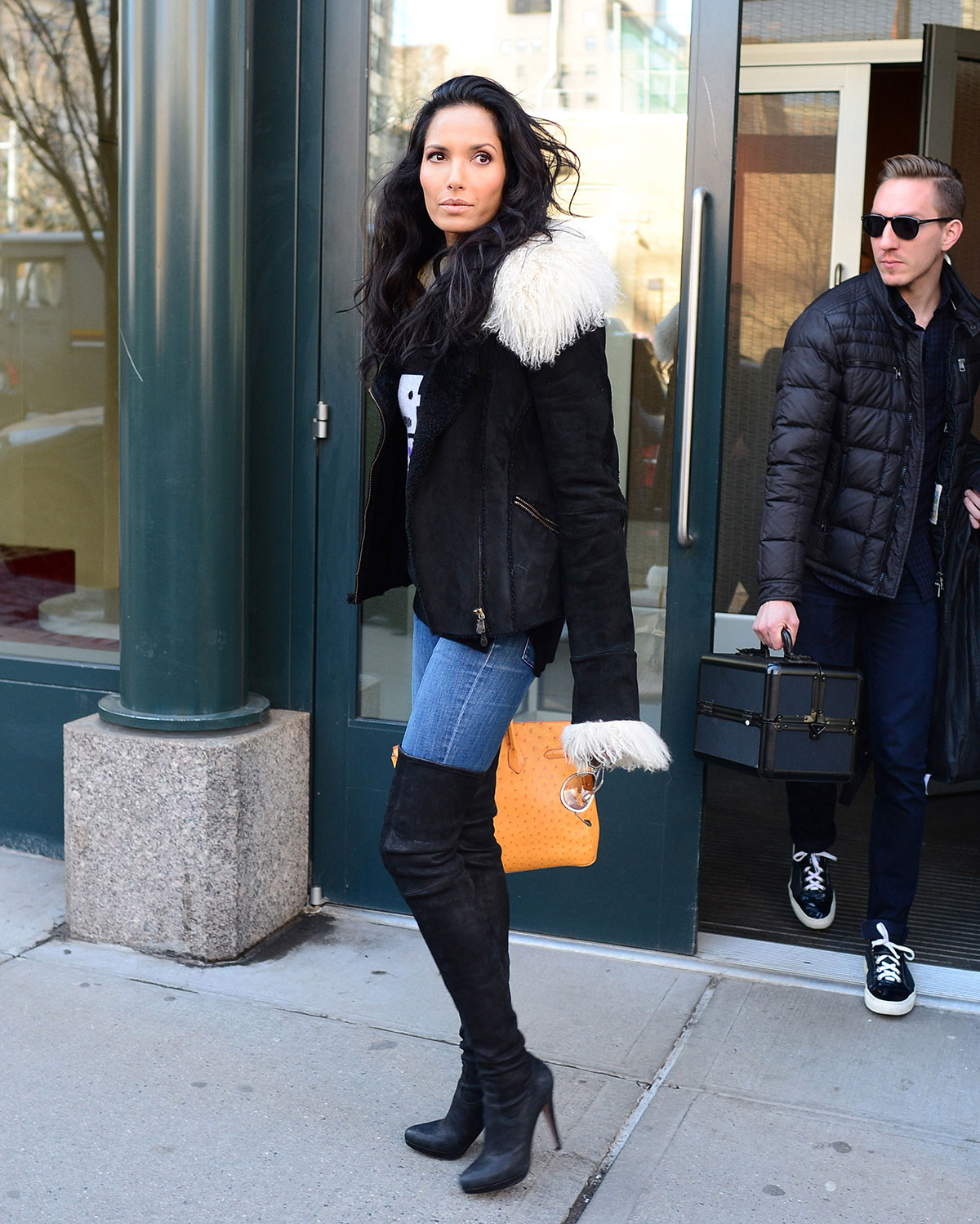 Padma Lakshmi out and about in New York