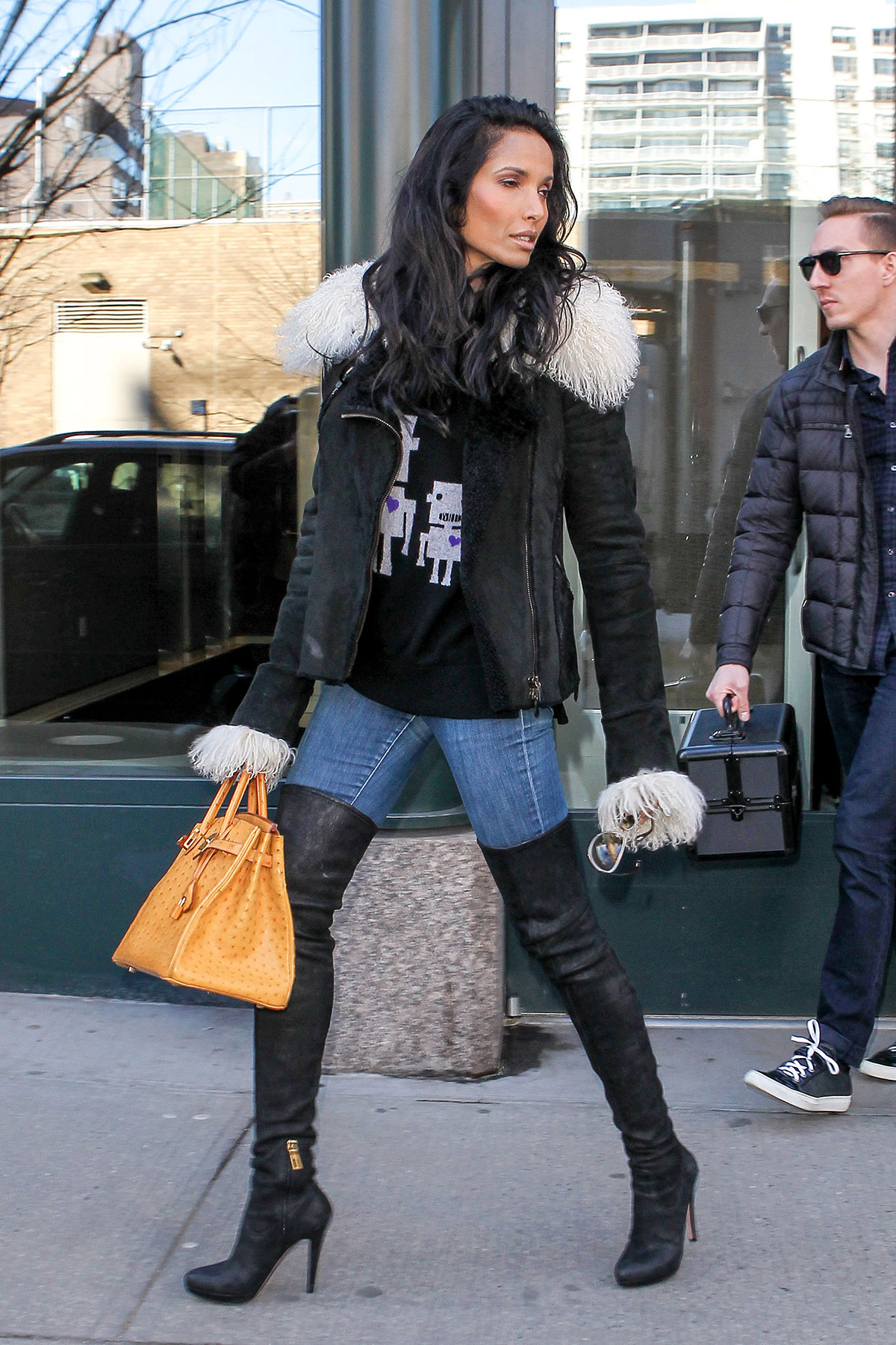 Padma Lakshmi out and about in New York