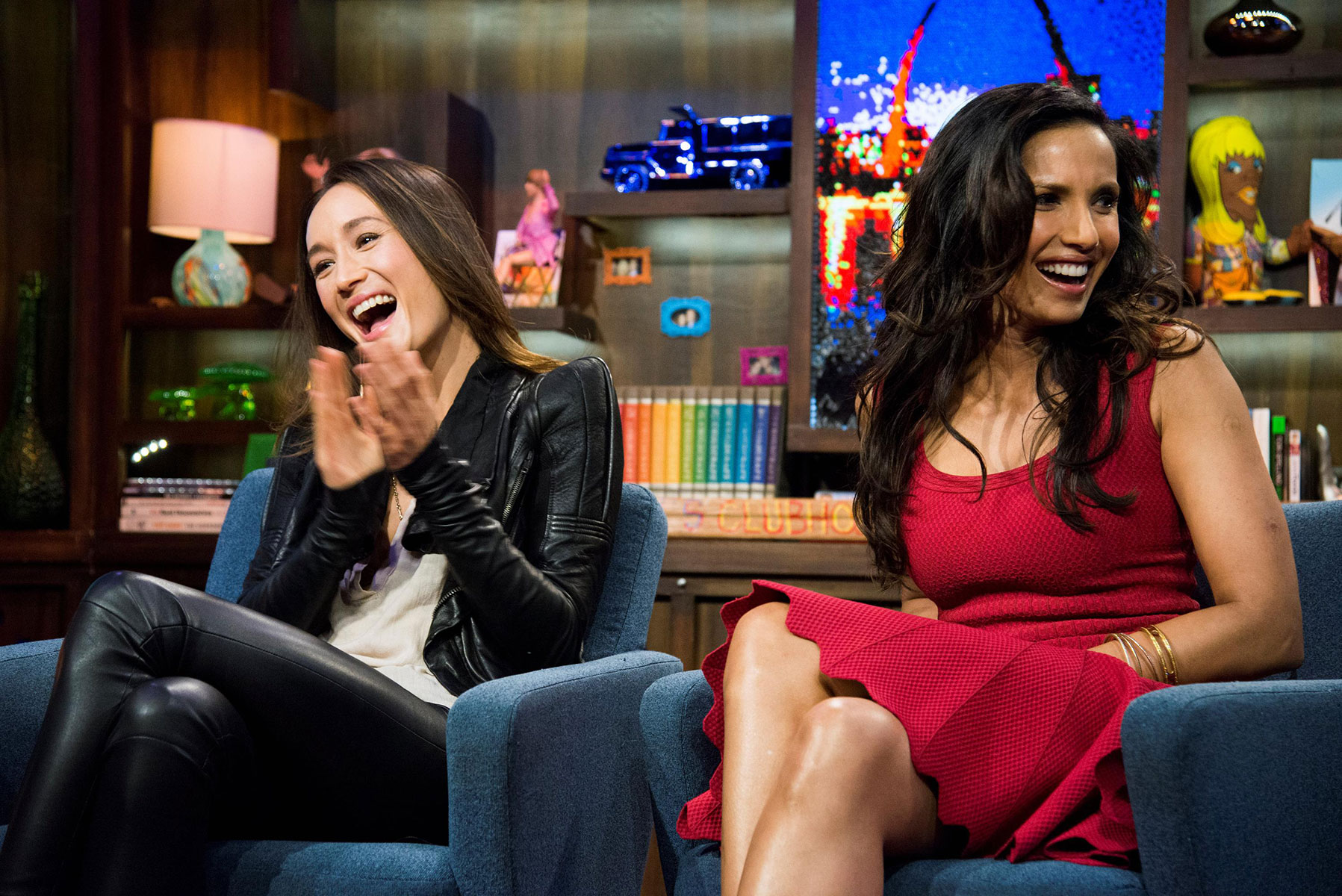 Maggie Q at Watch What Happens Live