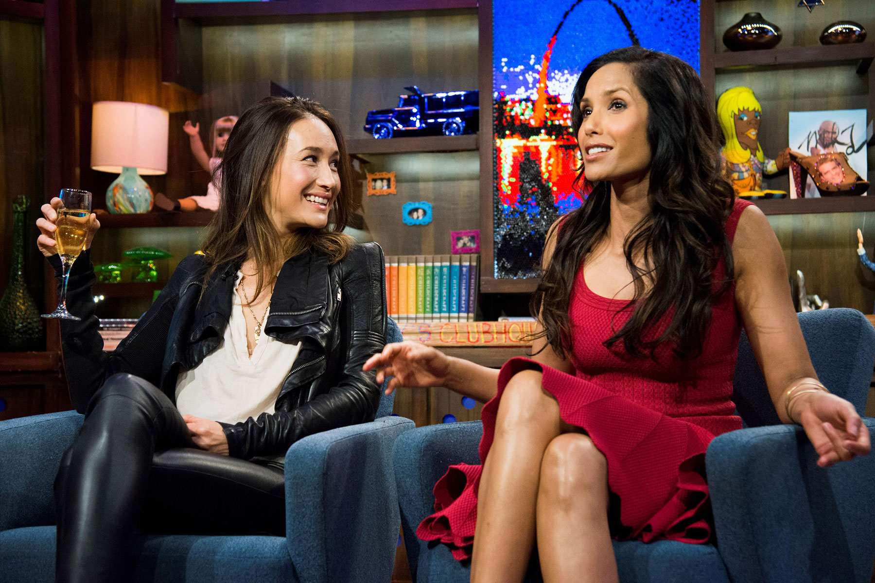 Maggie Q at Watch What Happens Live