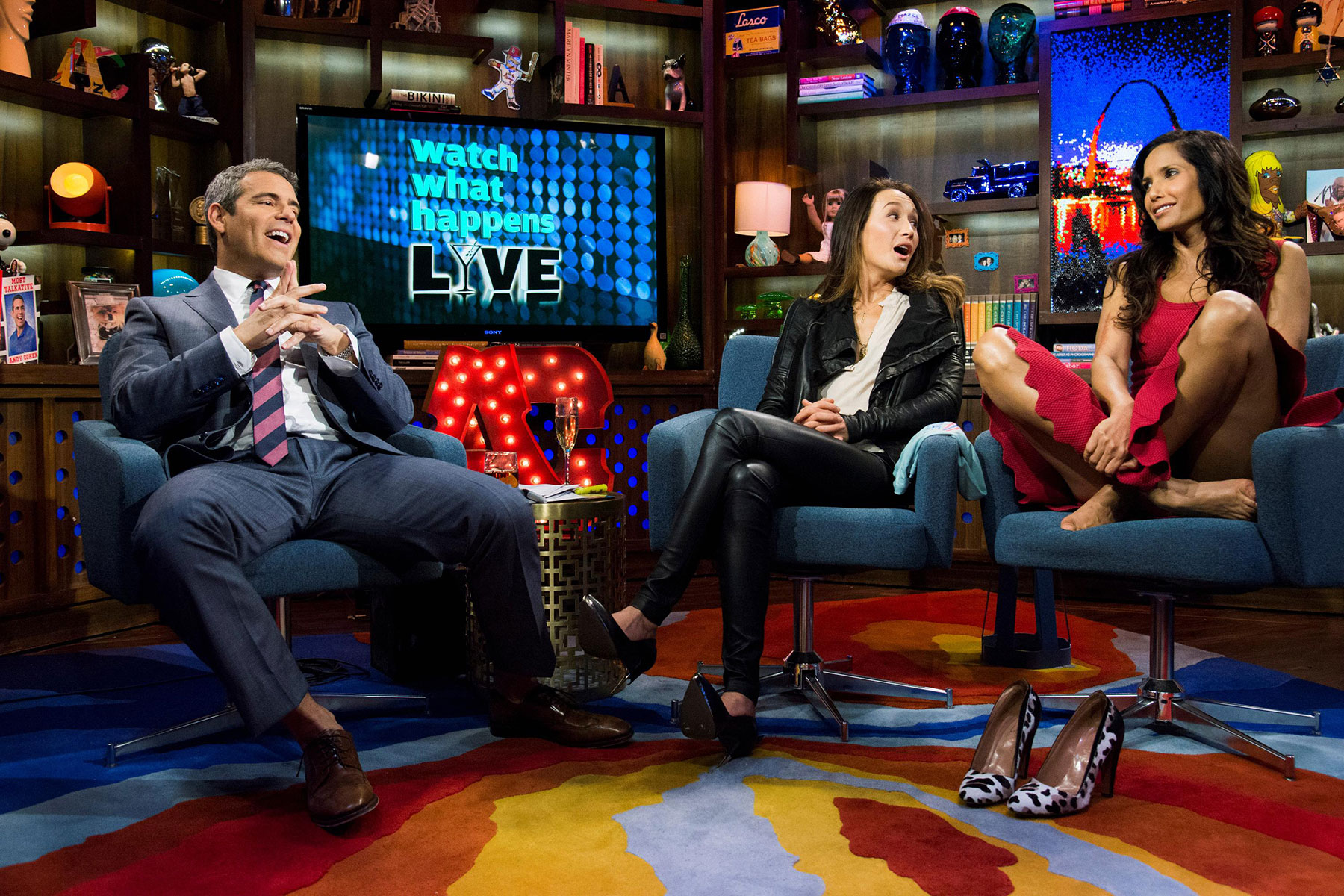 Maggie Q at Watch What Happens Live