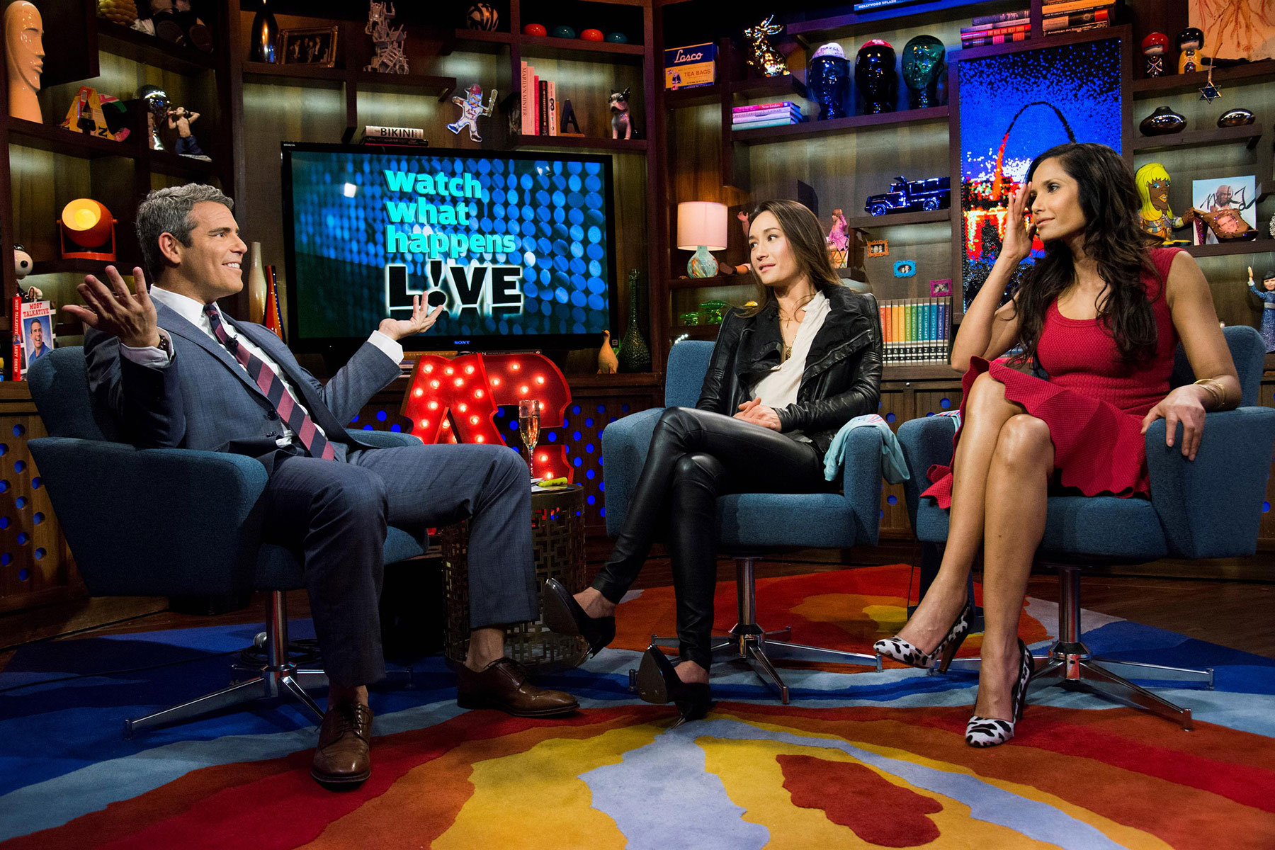 Maggie Q at Watch What Happens Live