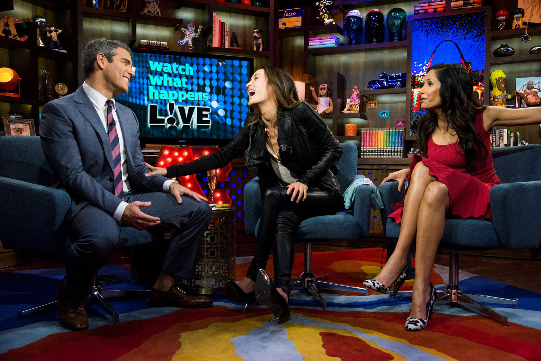 Maggie Q at Watch What Happens Live