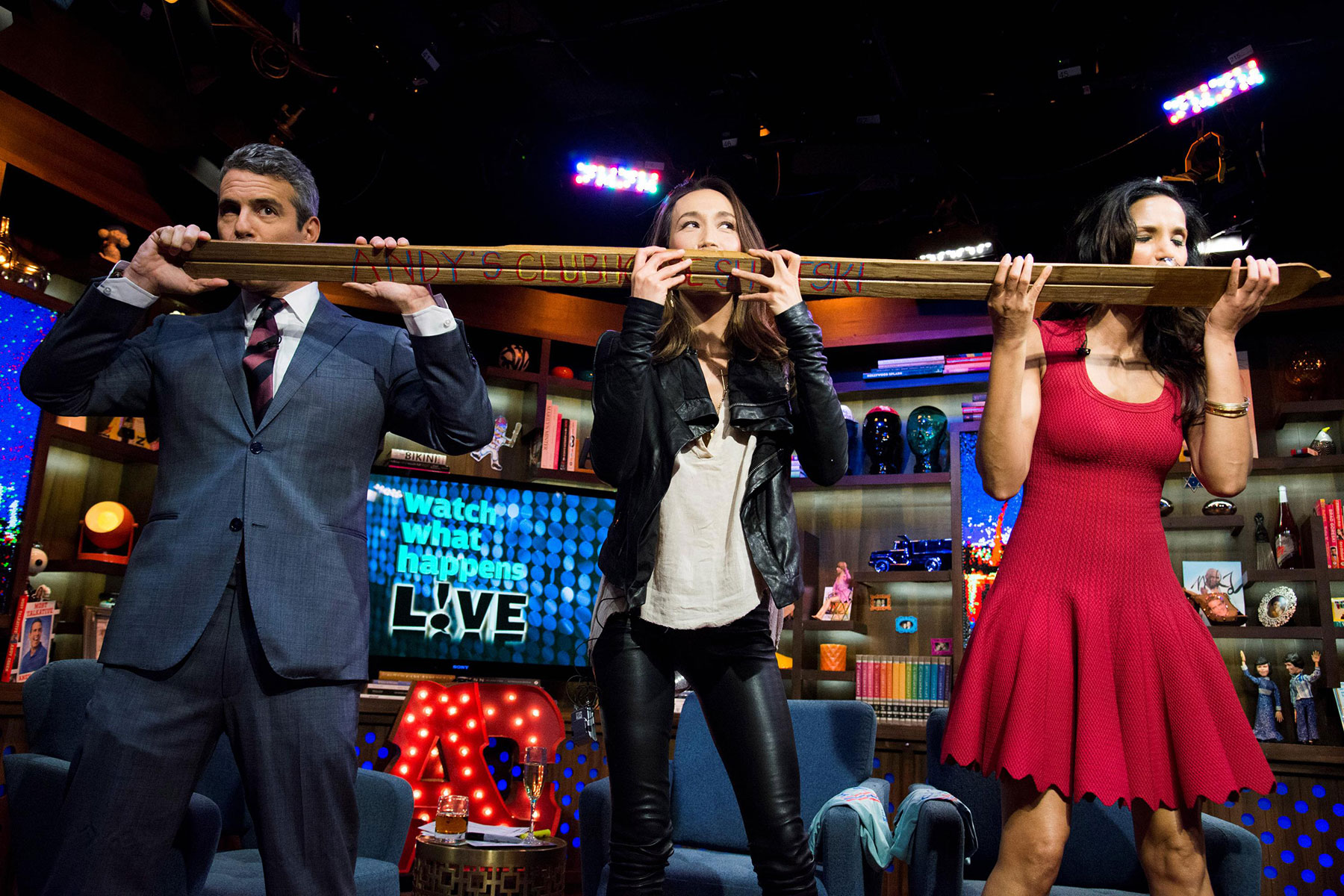 Maggie Q at Watch What Happens Live
