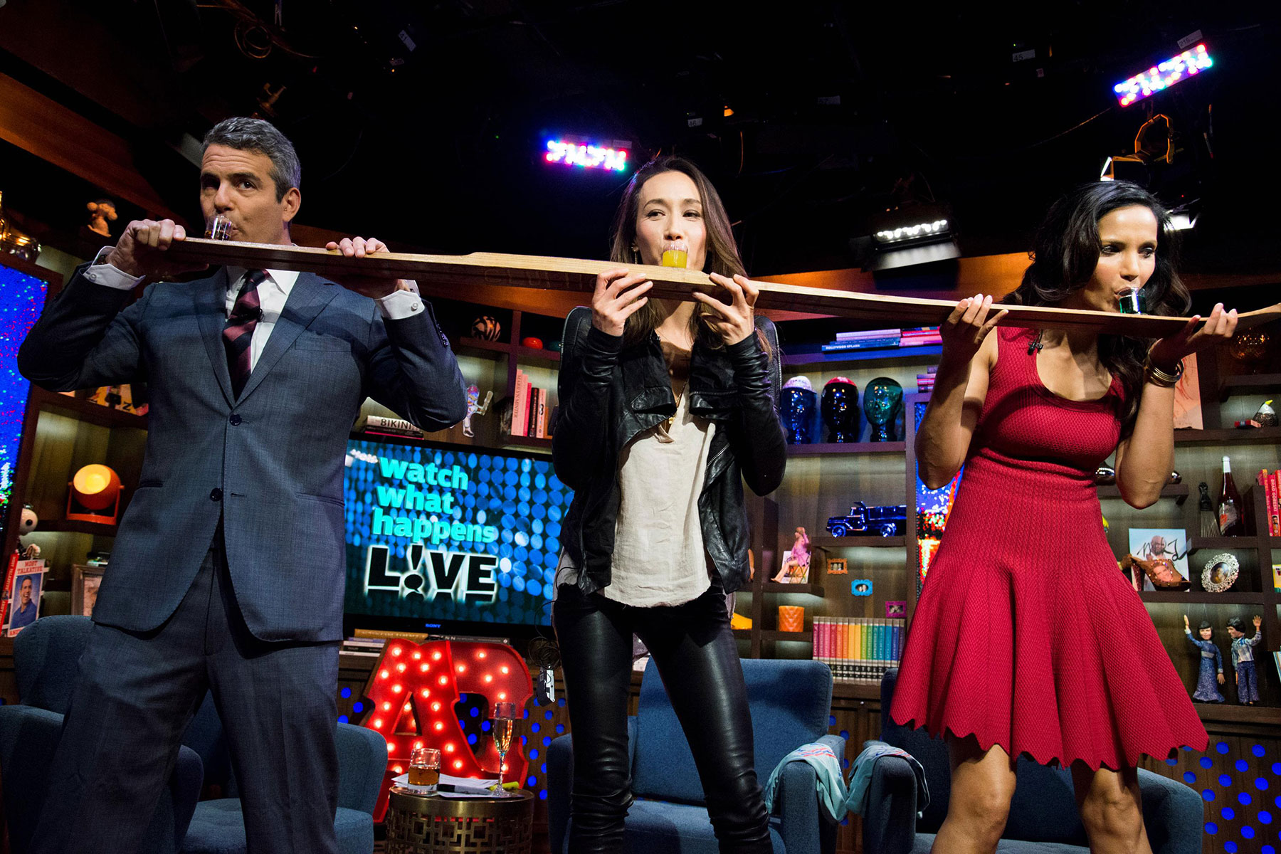 Maggie Q at Watch What Happens Live