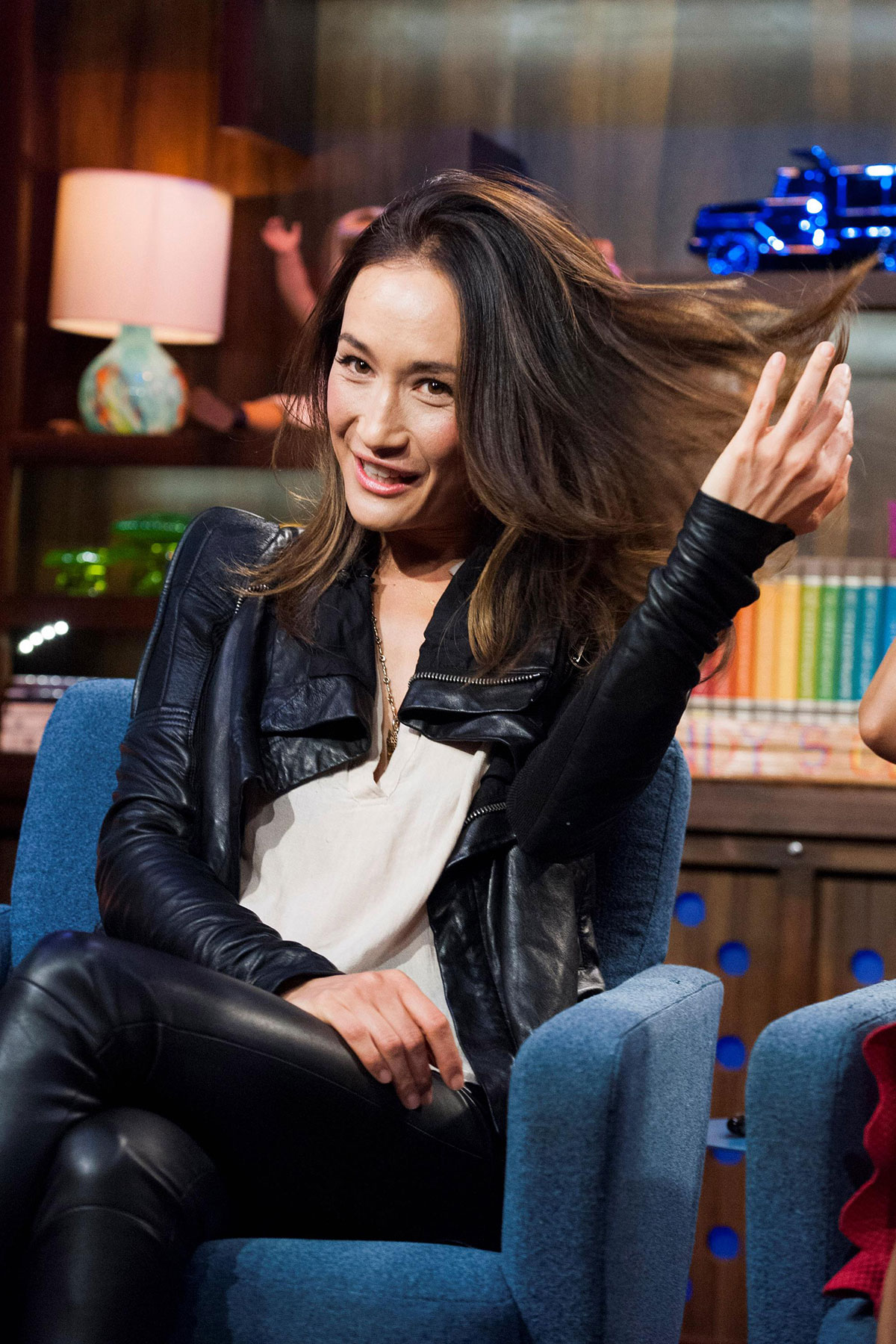 Maggie Q at Watch What Happens Live