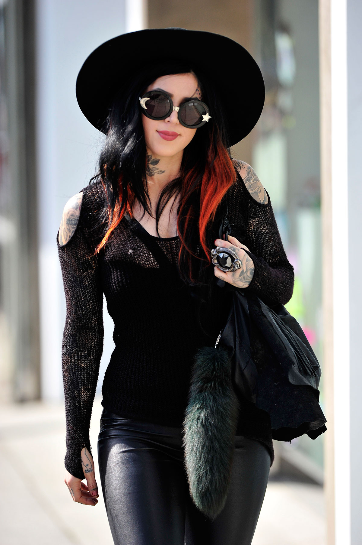 Kat Von D at Urth CaFfe in West Hollywood