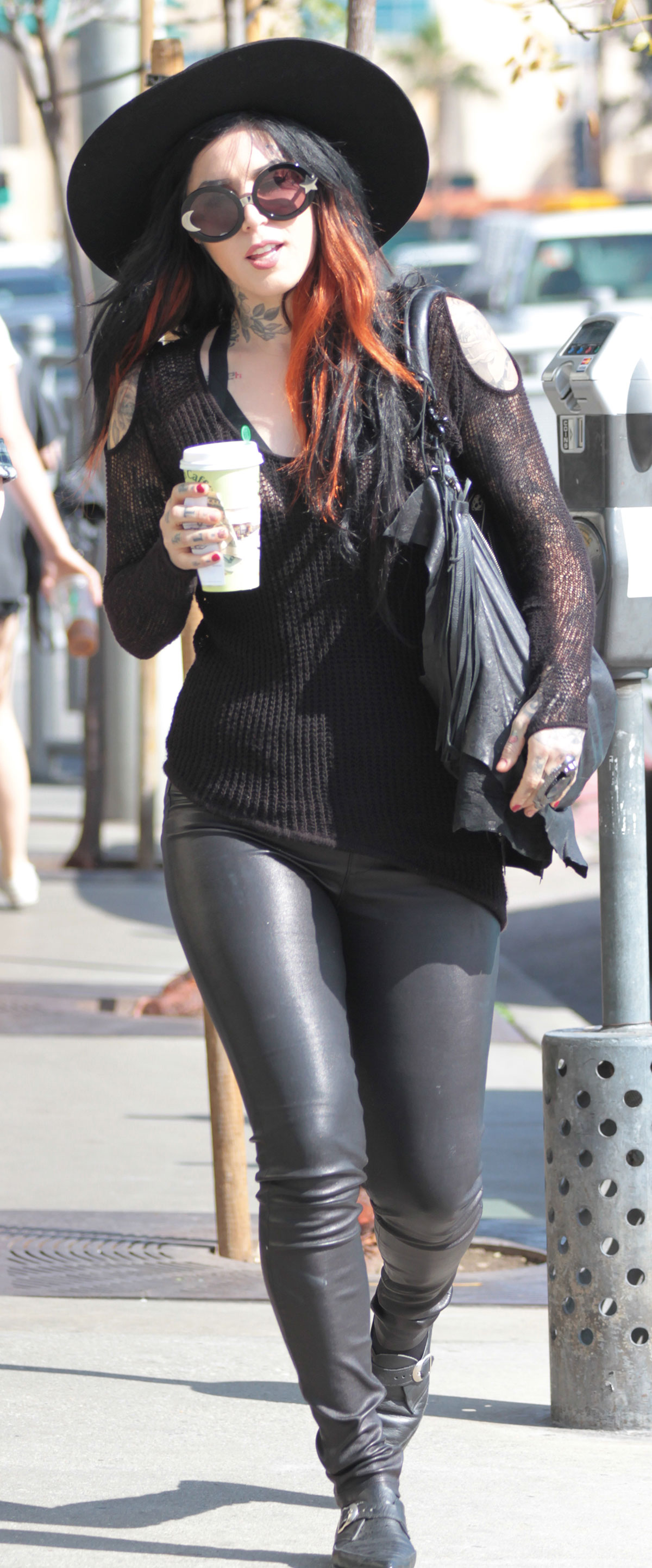 Kat Von D at Urth CaFfe in West Hollywood